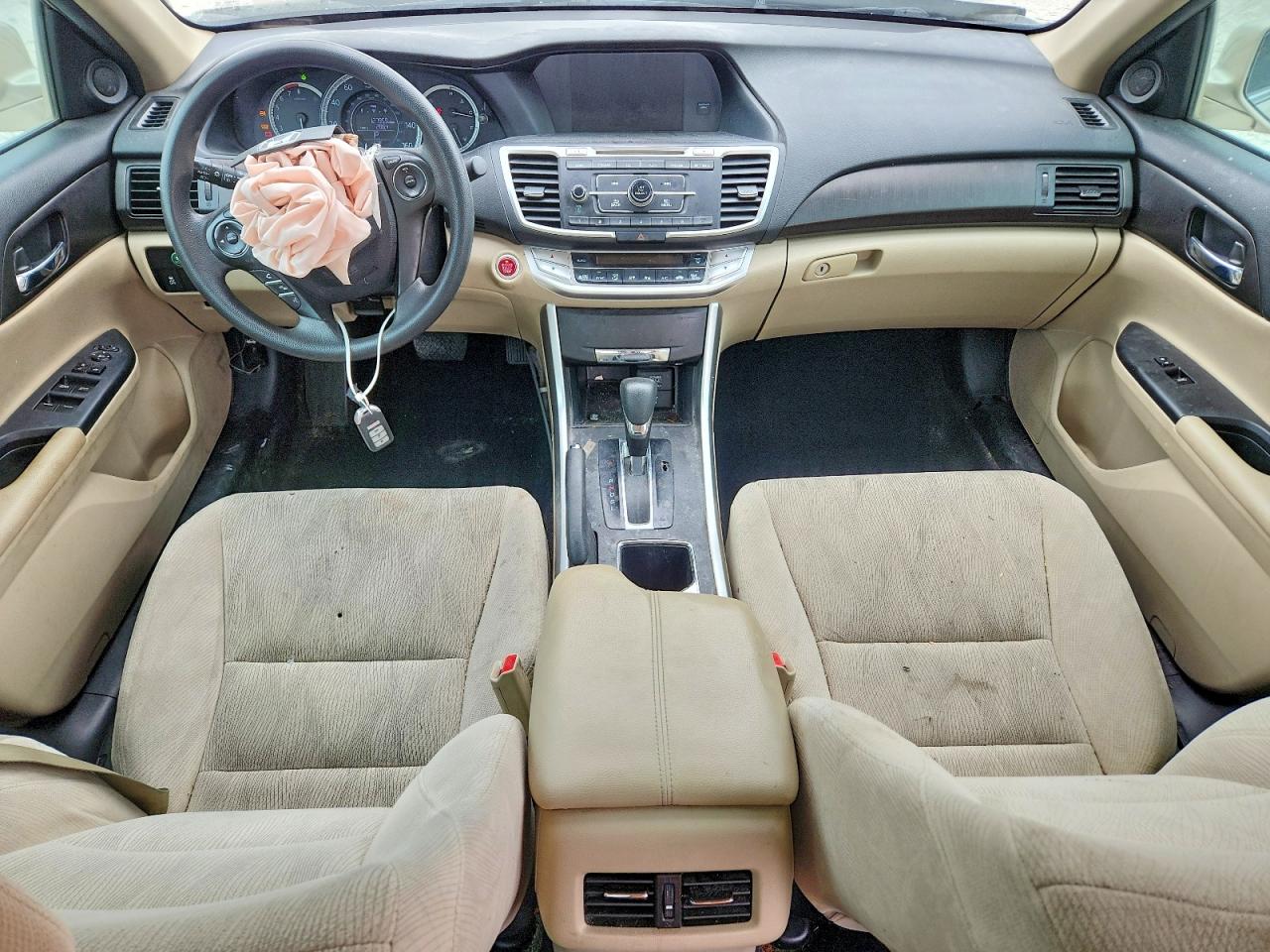 2015 Honda Accord Ex Бежевый vin: 1HGCR2F72FA049045