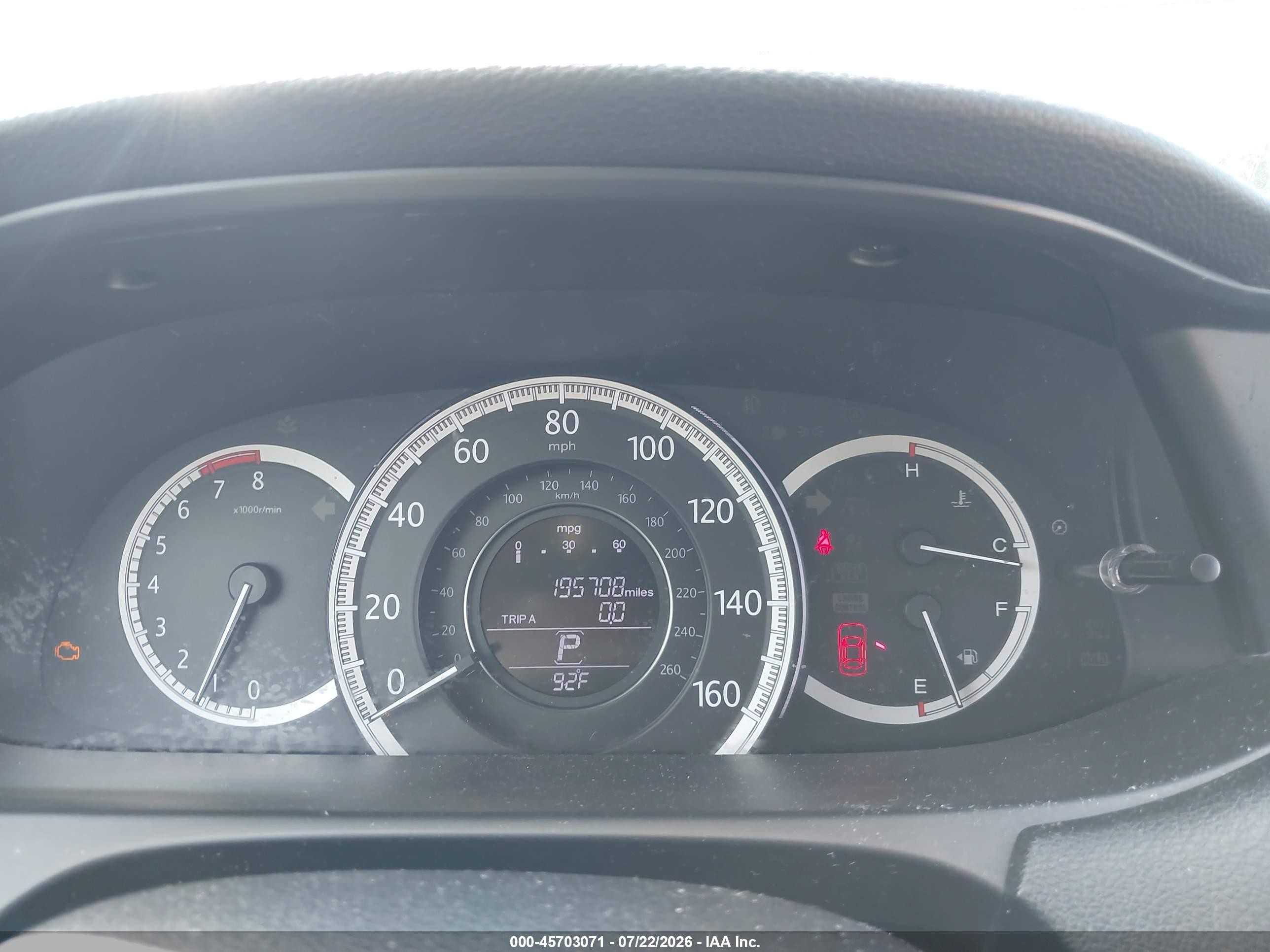 2015 Honda Accord Ex Gray vin: 1HGCR2F72FA103041