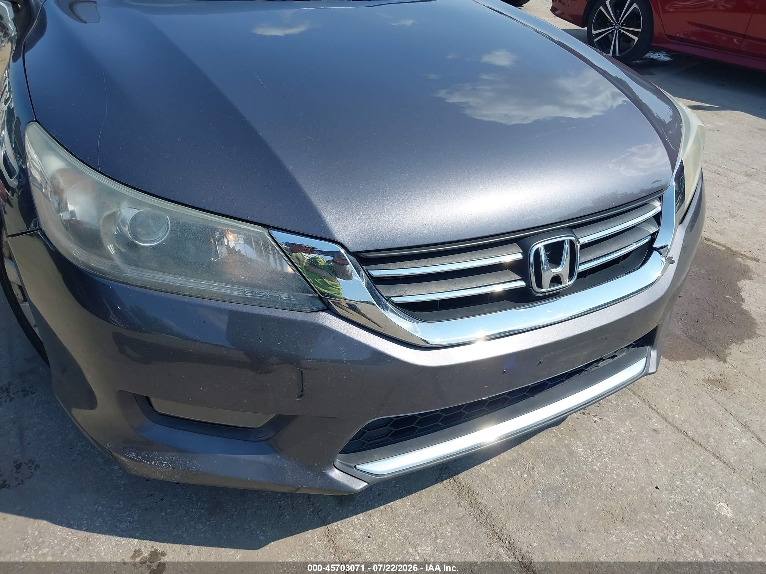 2015 Honda Accord Ex Gray vin: 1HGCR2F72FA103041