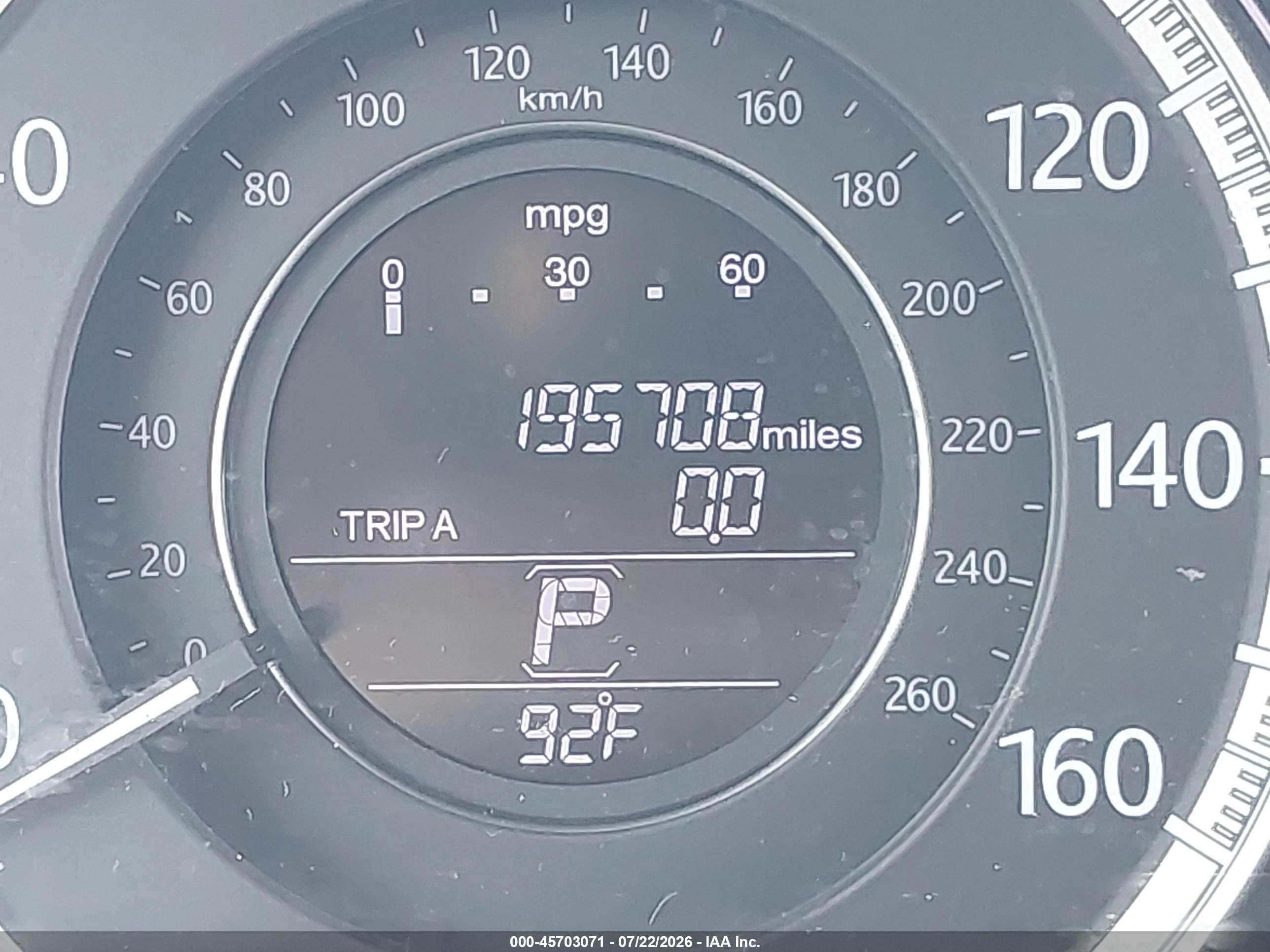 2015 Honda Accord Ex Gray vin: 1HGCR2F72FA103041