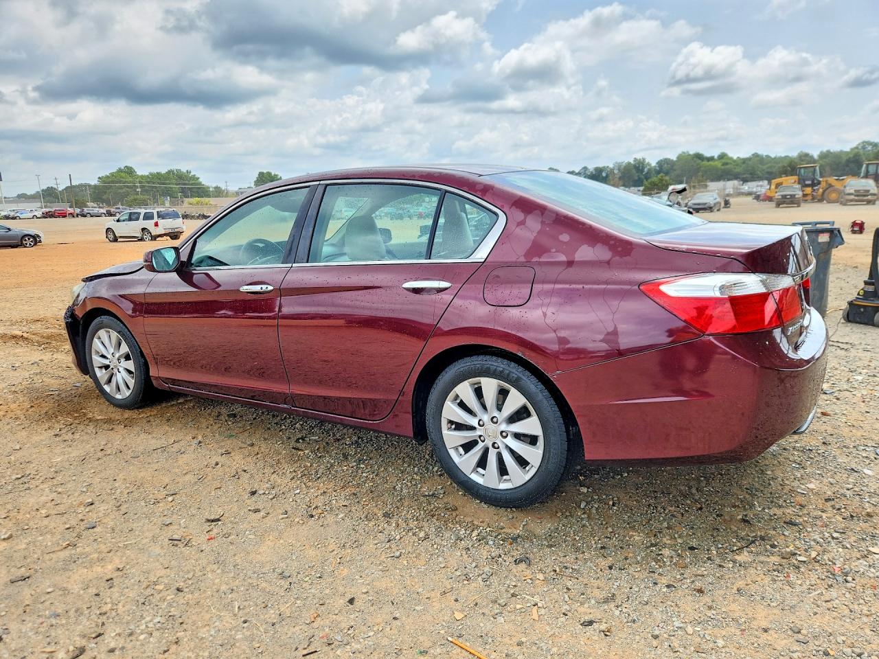 2015 Honda Accord Ex Темно-бордовый vin: 1HGCR2F72FA141207
