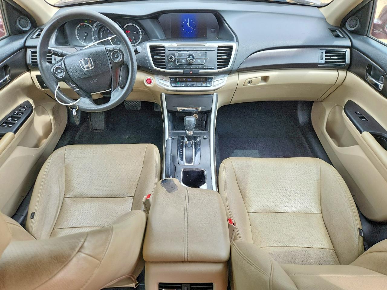 2015 Honda Accord Ex Темно-бордовый vin: 1HGCR2F72FA141207