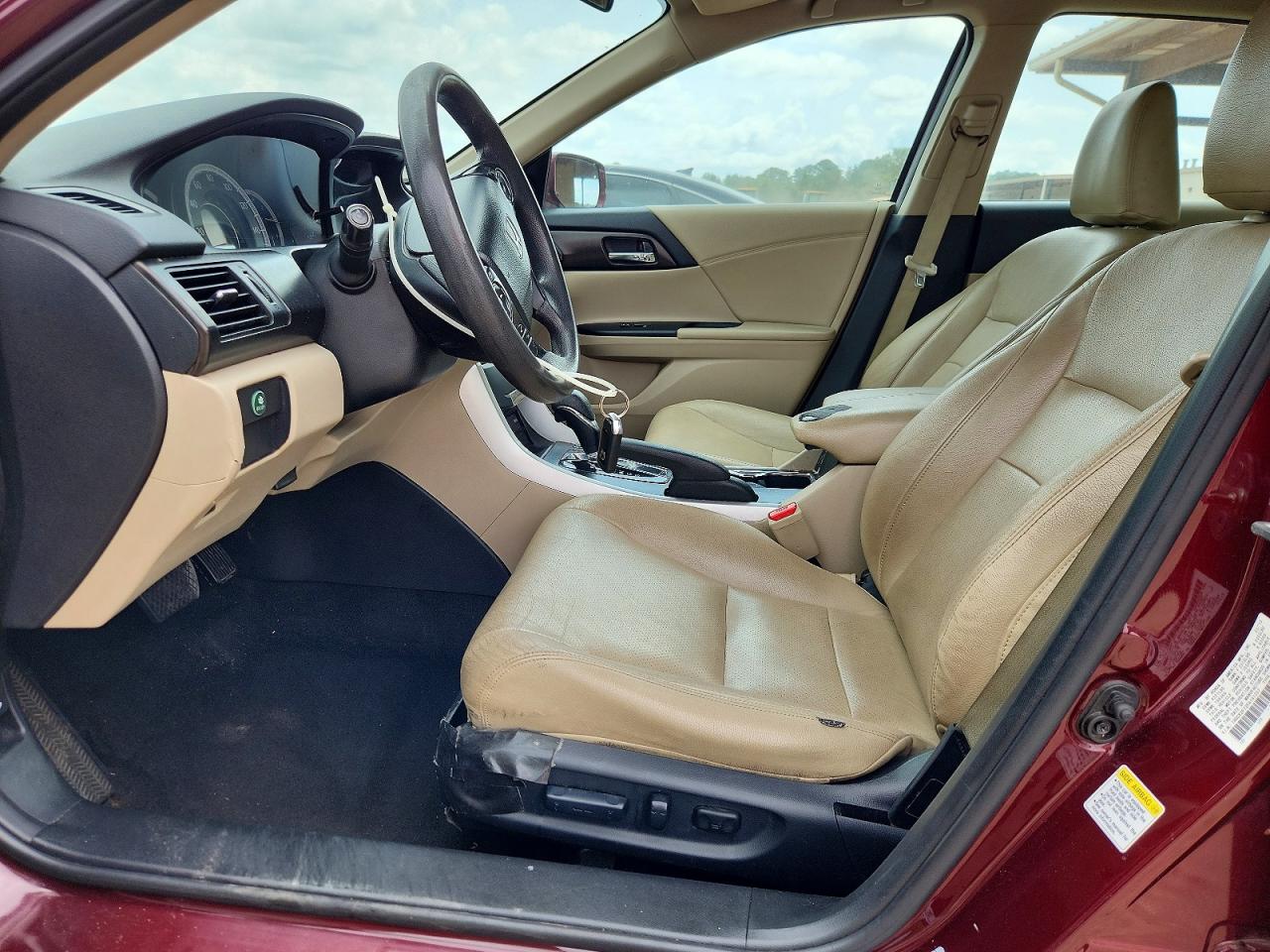 2015 Honda Accord Ex Темно-бордовый vin: 1HGCR2F72FA141207