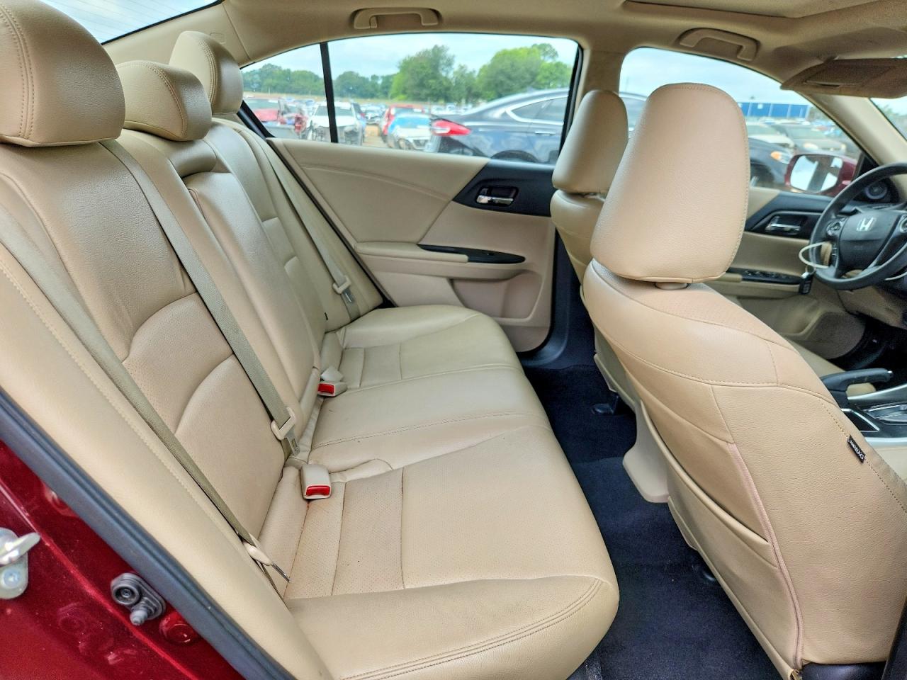 2015 Honda Accord Ex Темно-бордовый vin: 1HGCR2F72FA141207