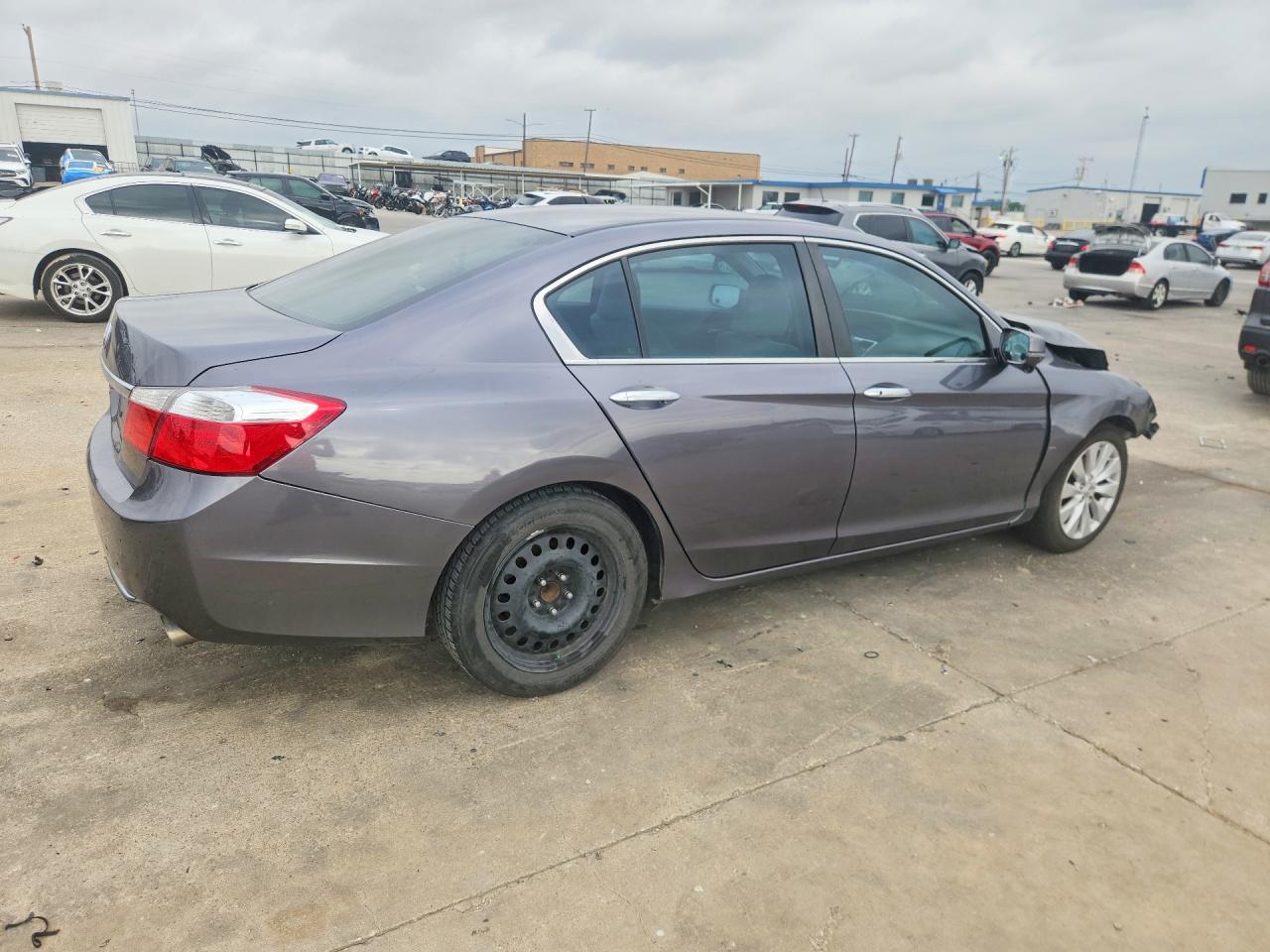 2015 Honda Accord Ex Gray vin: 1HGCR2F72FA145869