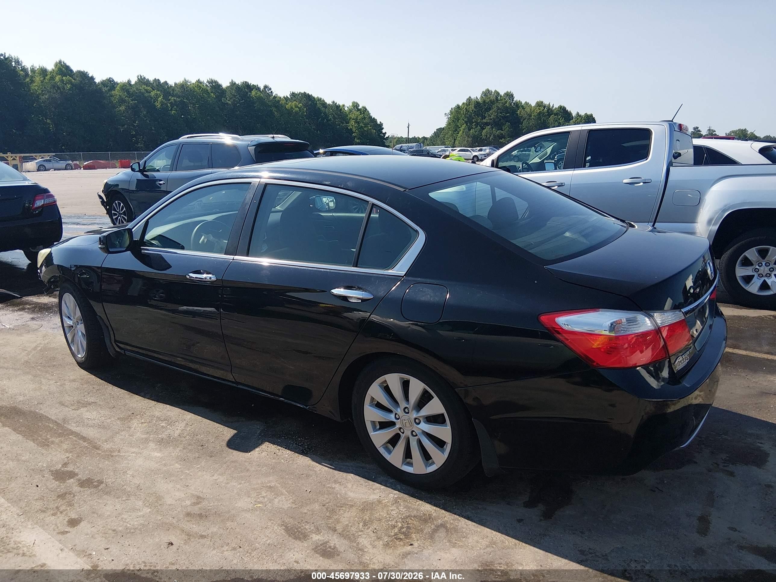 2015 Honda Accord Ex Black vin: 1HGCR2F72FA159223