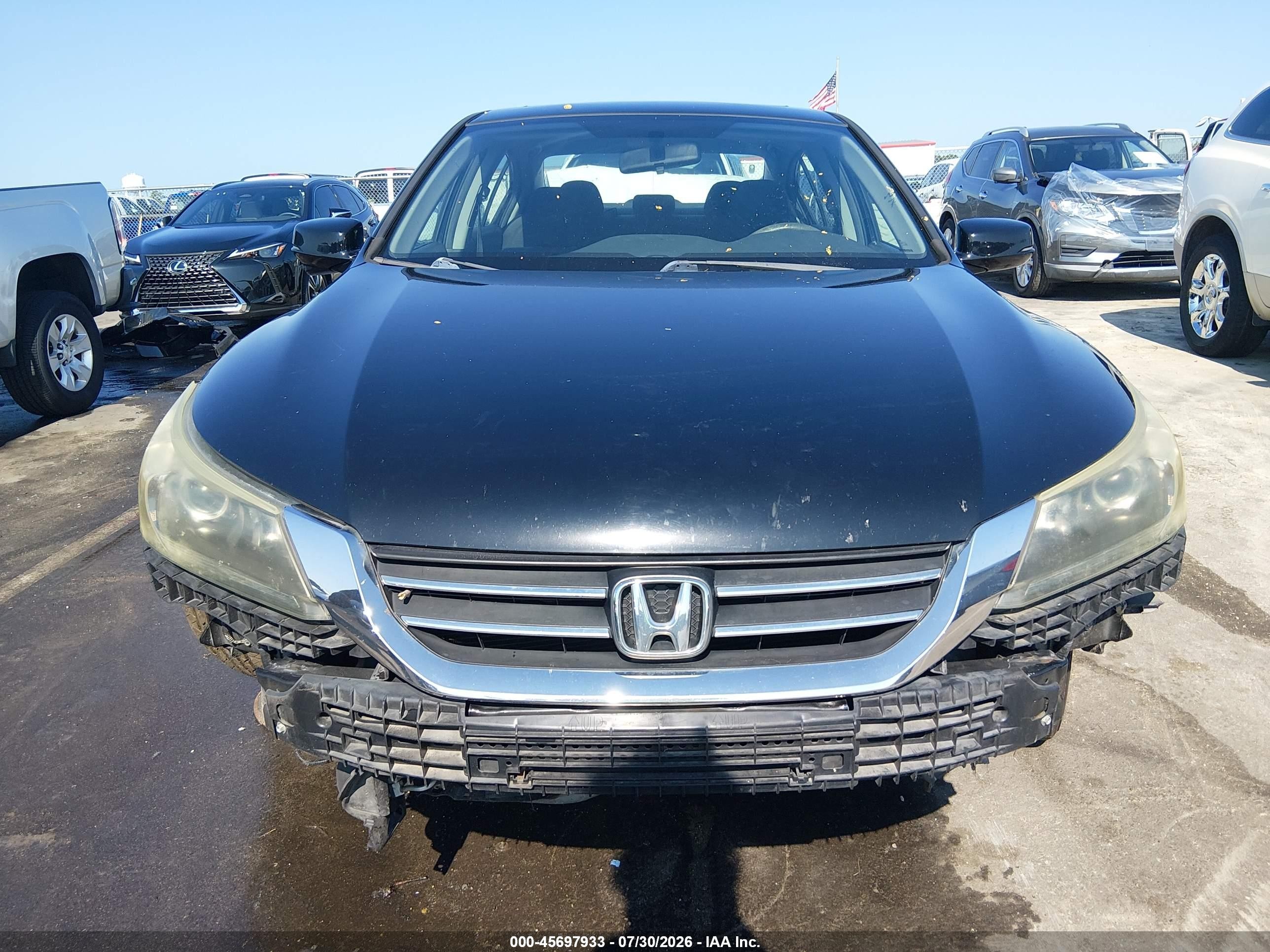 2015 Honda Accord Ex Black vin: 1HGCR2F72FA159223