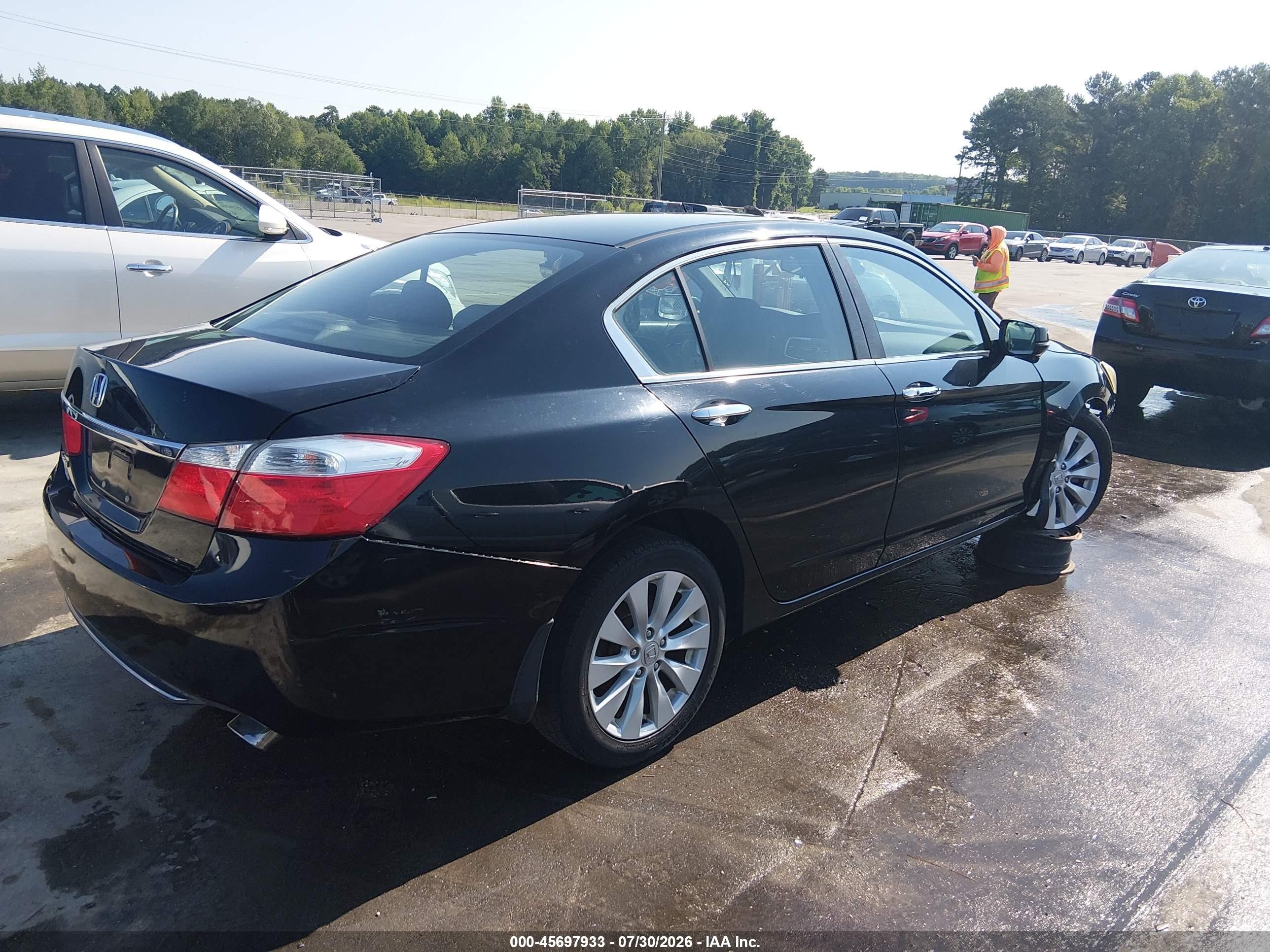 2015 Honda Accord Ex Black vin: 1HGCR2F72FA159223