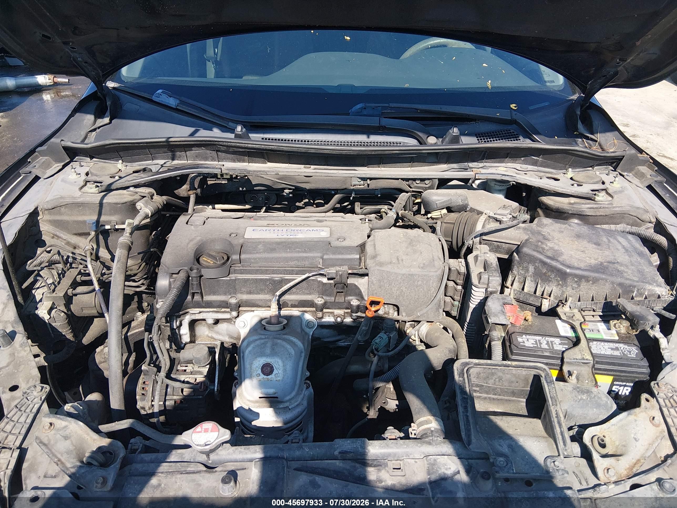 2015 Honda Accord Ex Black vin: 1HGCR2F72FA159223