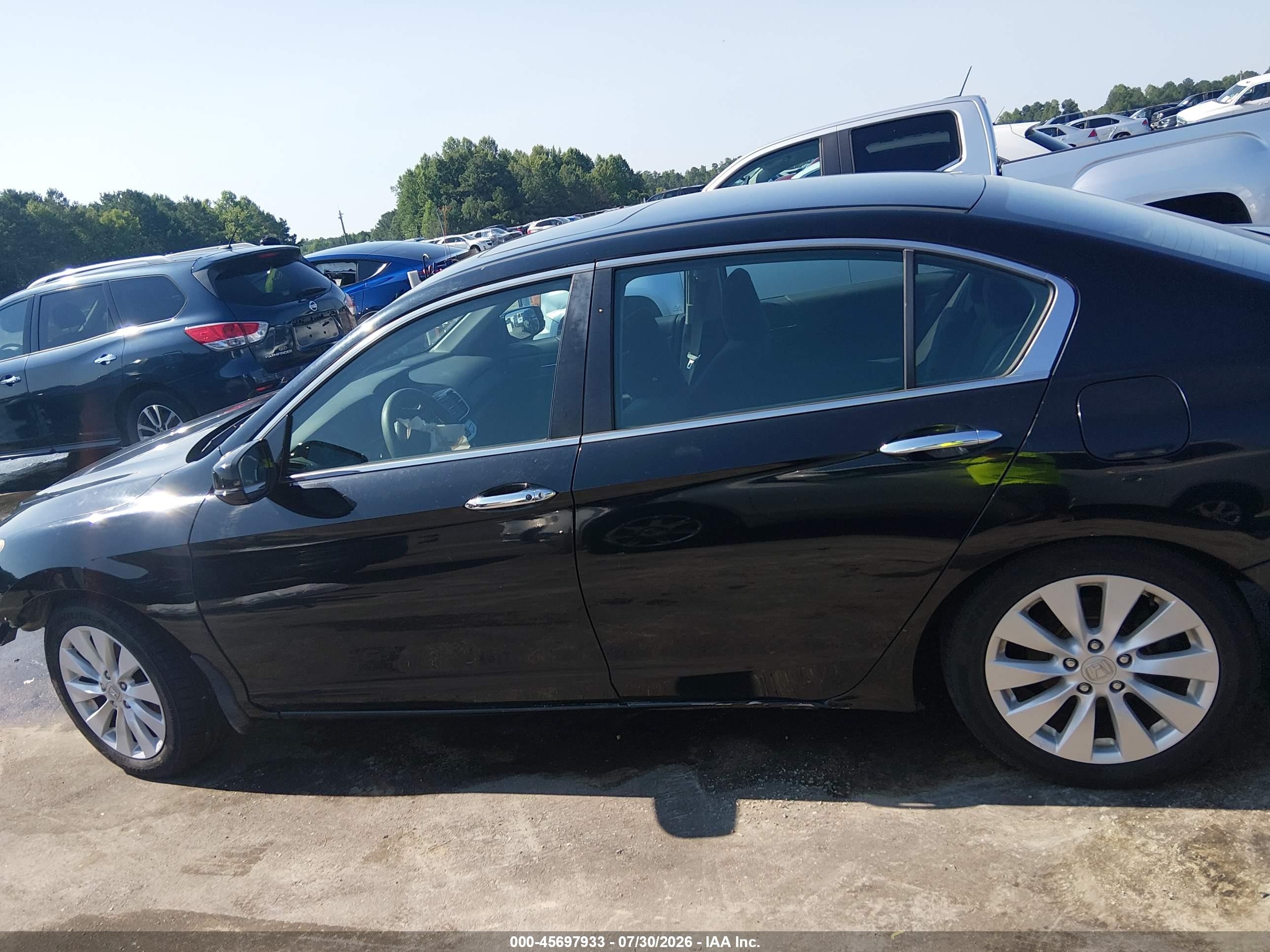 2015 Honda Accord Ex Black vin: 1HGCR2F72FA159223