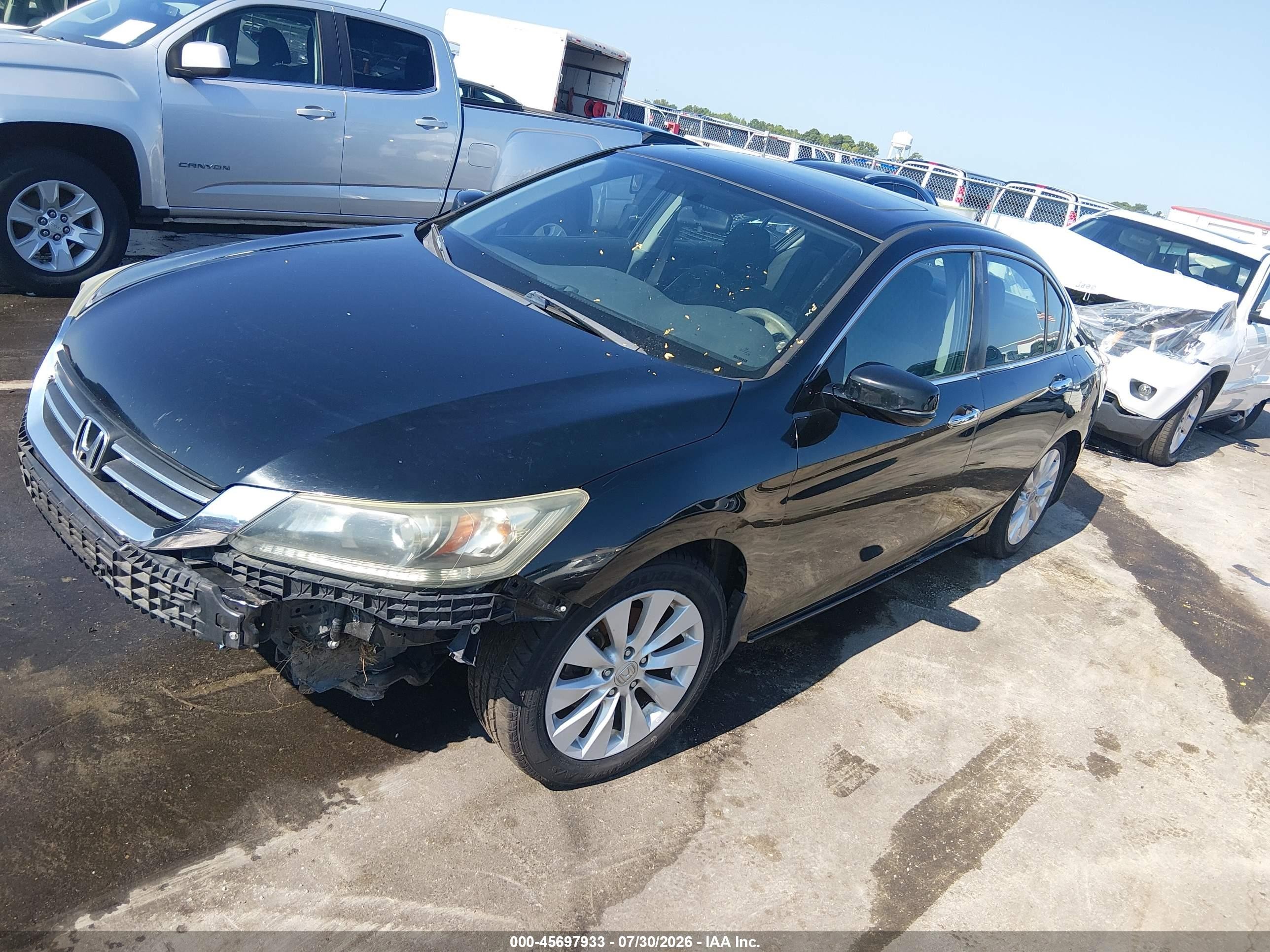 2015 Honda Accord Ex Black vin: 1HGCR2F72FA159223