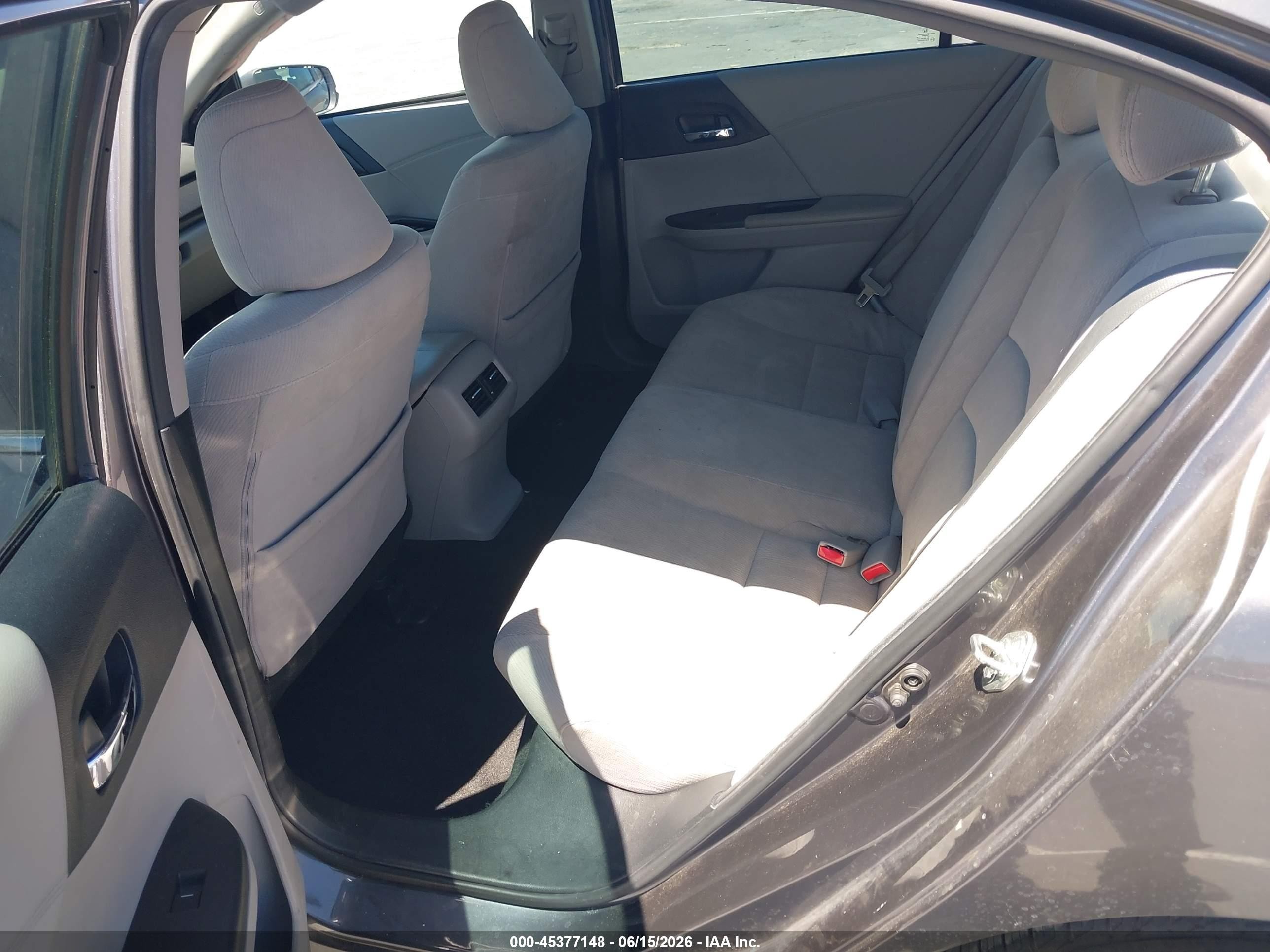 2015 Honda Accord Ex Gray vin: 1HGCR2F72FA207948