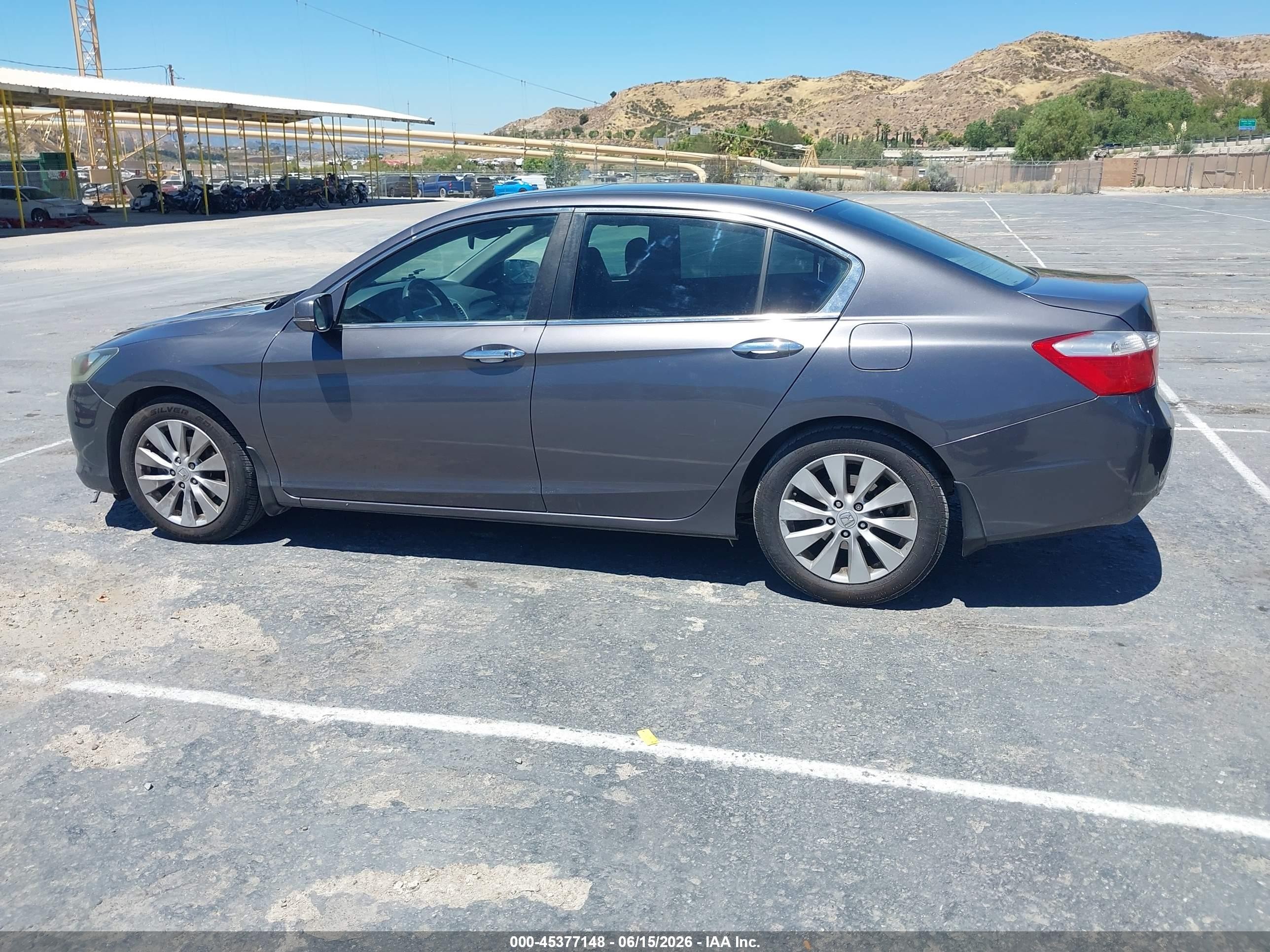 2015 Honda Accord Ex Gray vin: 1HGCR2F72FA207948