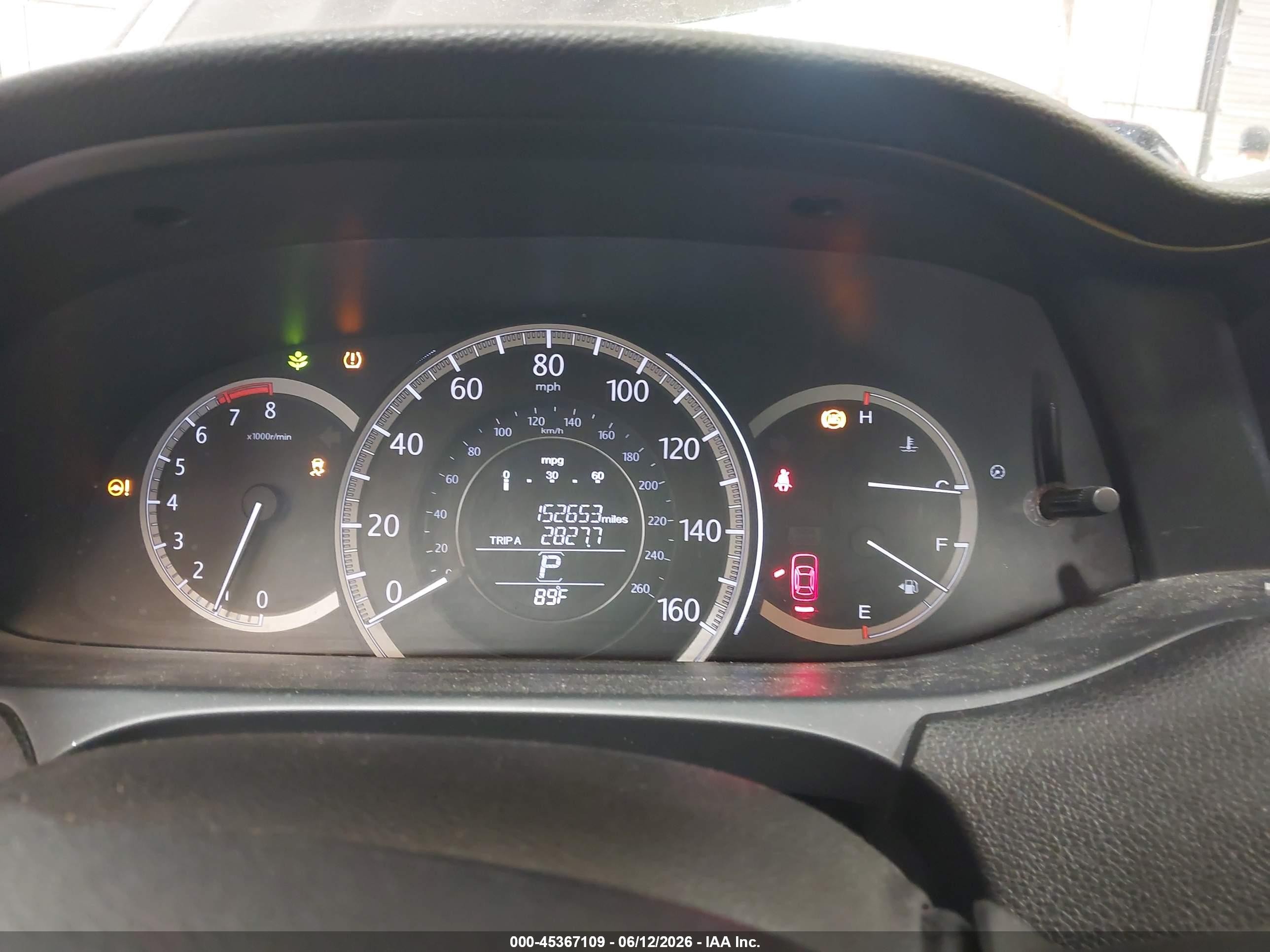 2015 Honda Accord Ex Gray vin: 1HGCR2F72FA213684