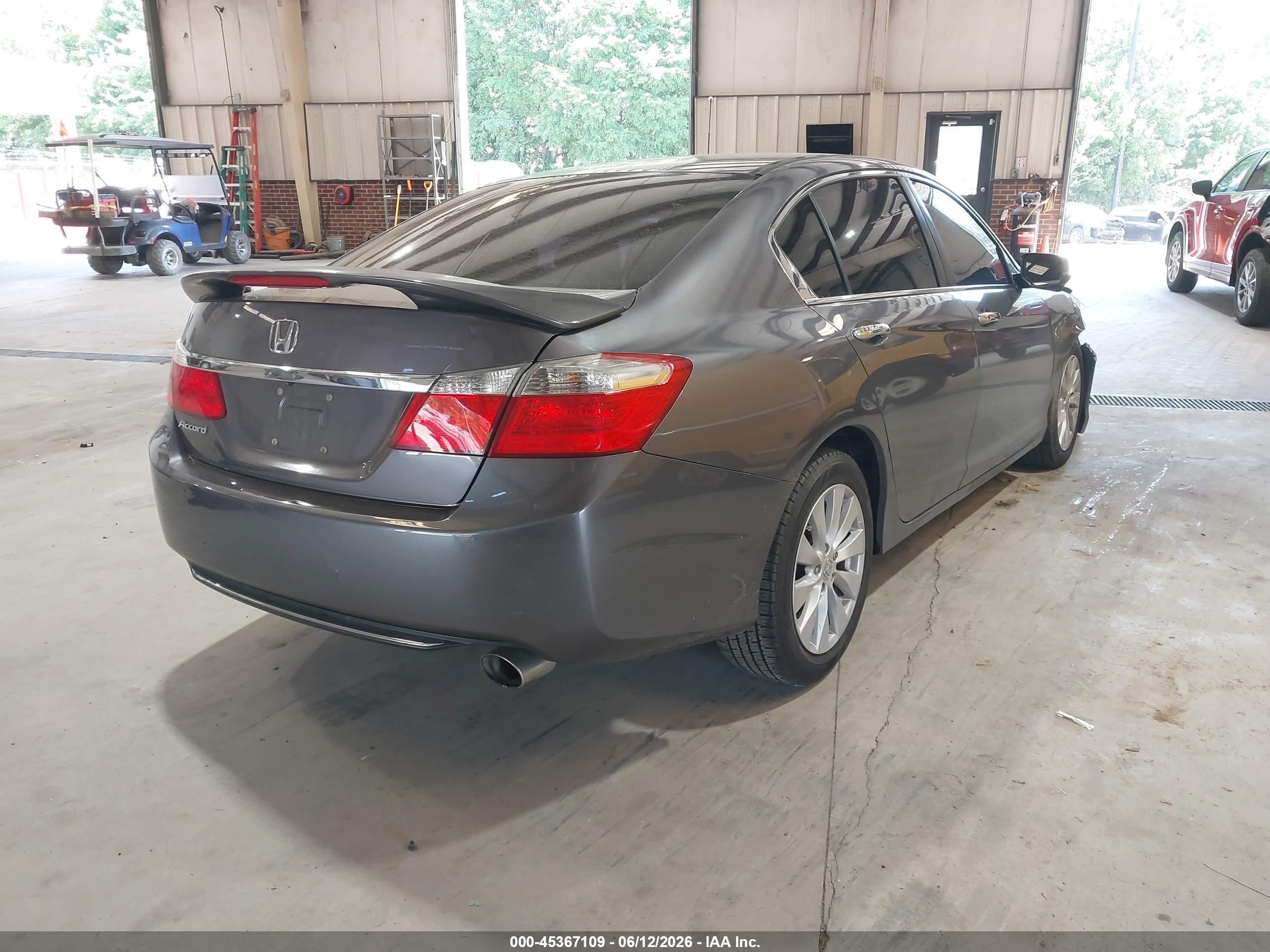 2015 Honda Accord Ex Gray vin: 1HGCR2F72FA213684