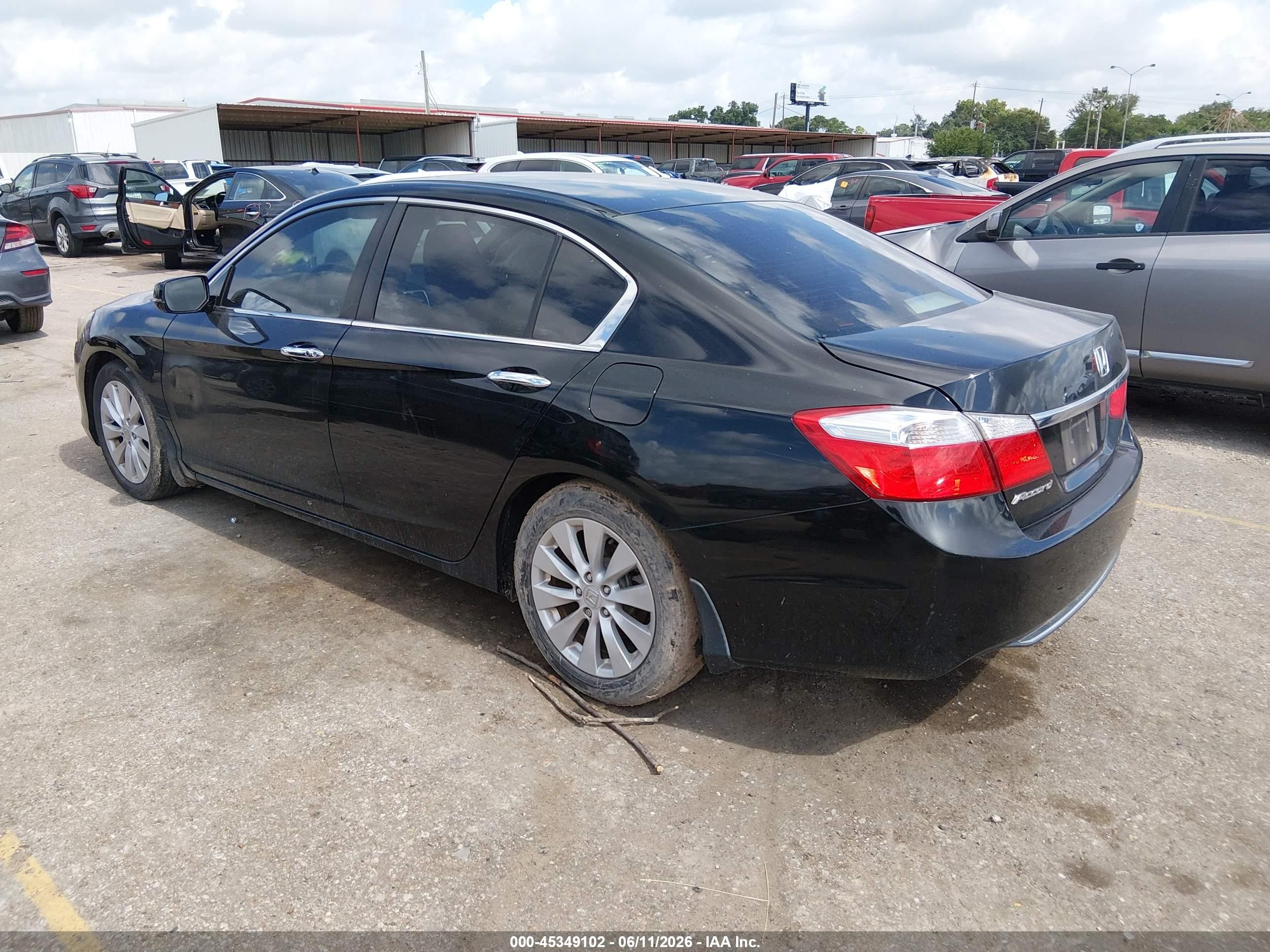 2015 Honda Accord Ex Black vin: 1HGCR2F72FA220845