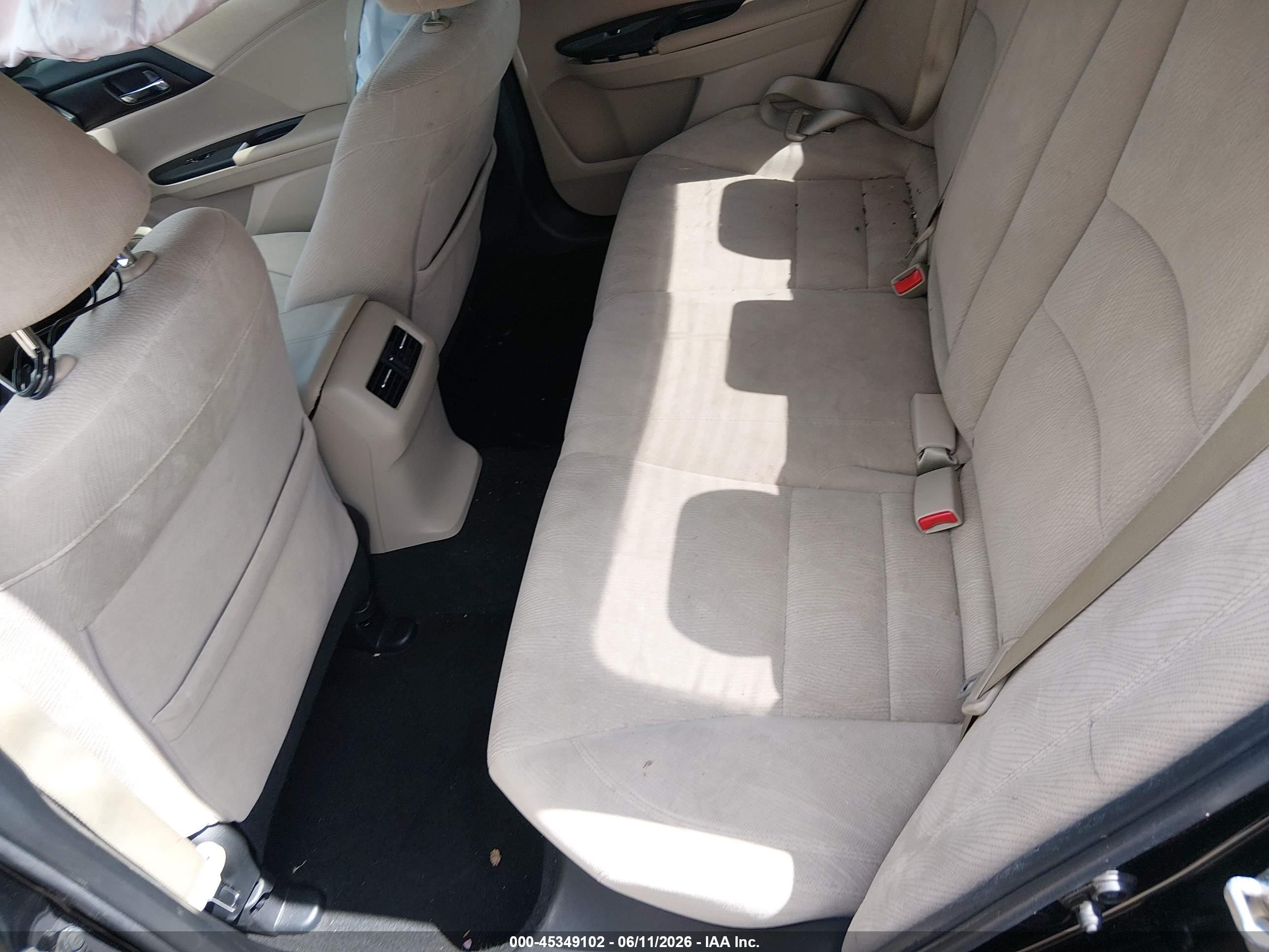 2015 Honda Accord Ex Black vin: 1HGCR2F72FA220845