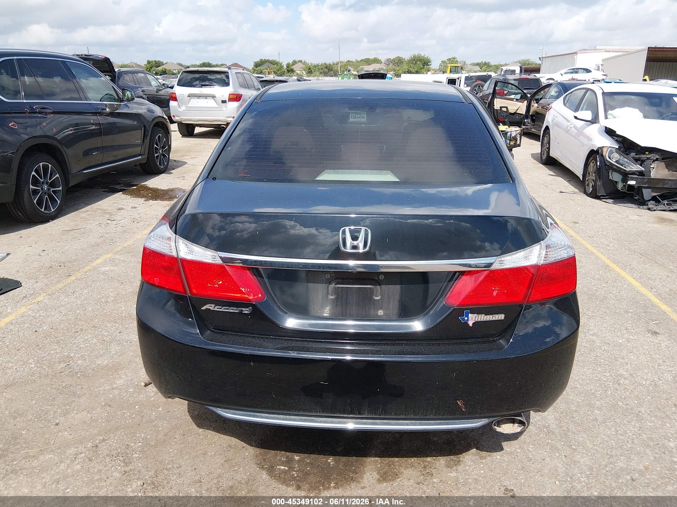 2015 Honda Accord Ex Black vin: 1HGCR2F72FA220845