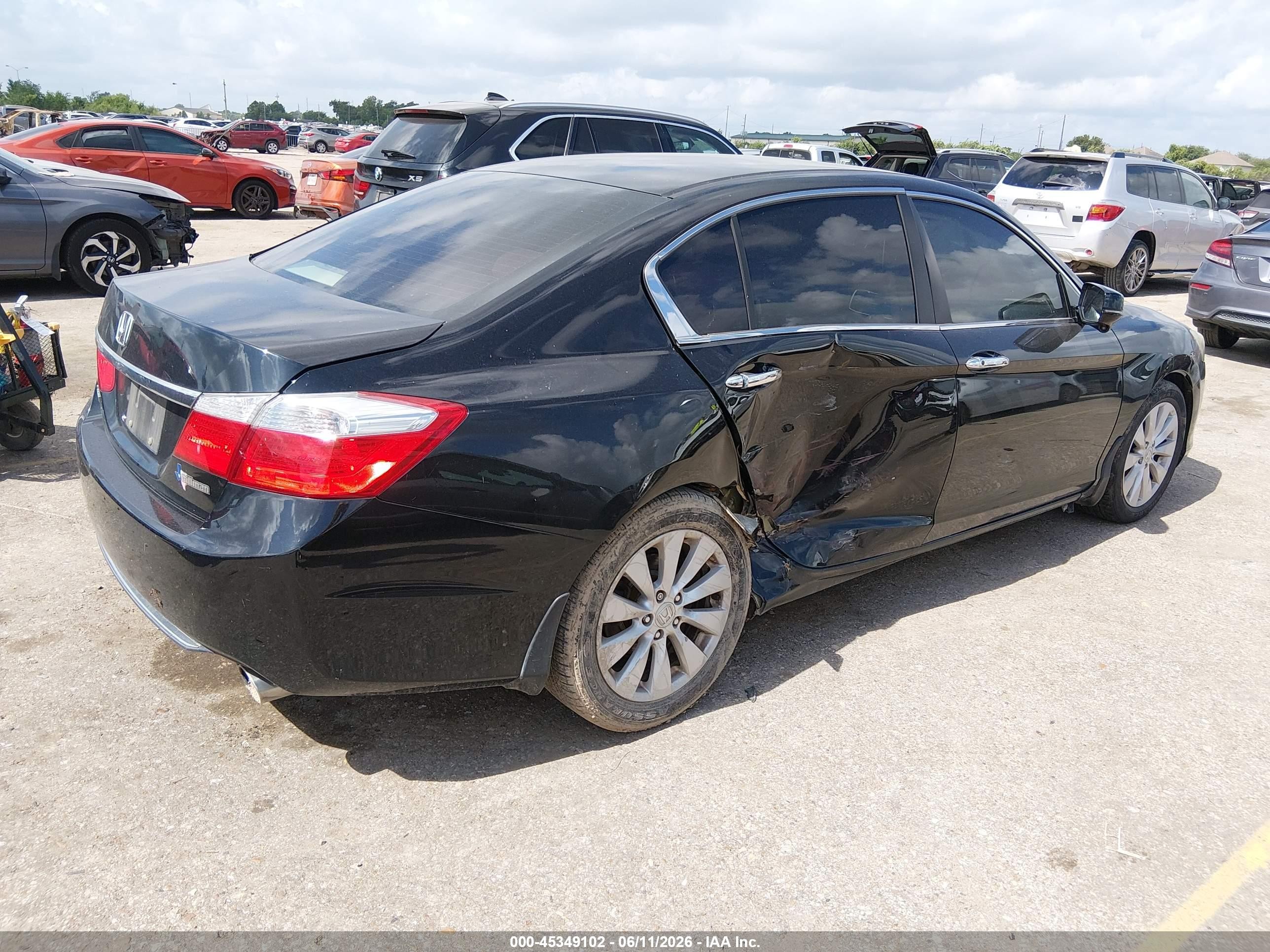 2015 Honda Accord Ex Black vin: 1HGCR2F72FA220845