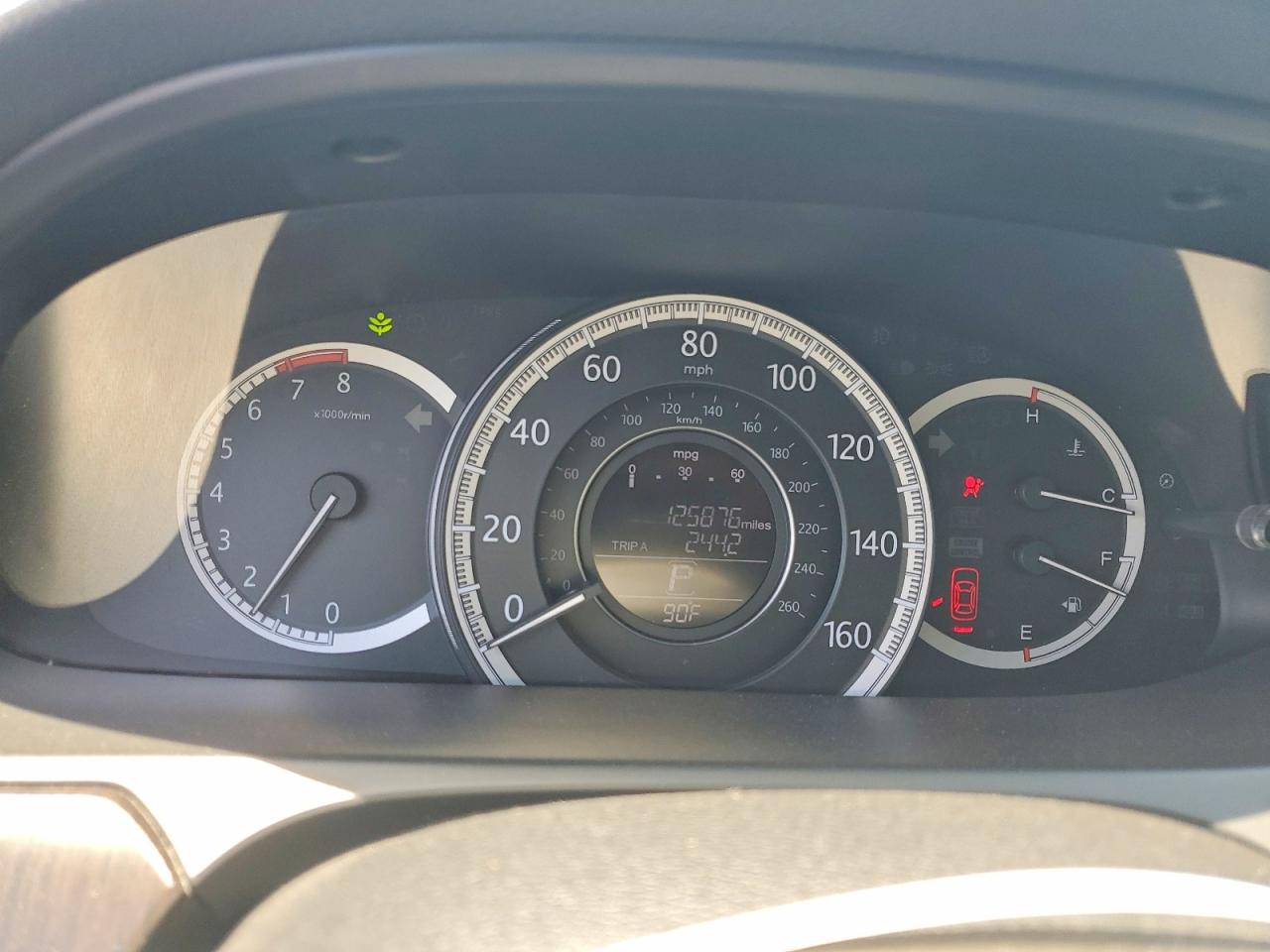 2015 Honda Accord Ex Gray vin: 1HGCR2F72FA238164