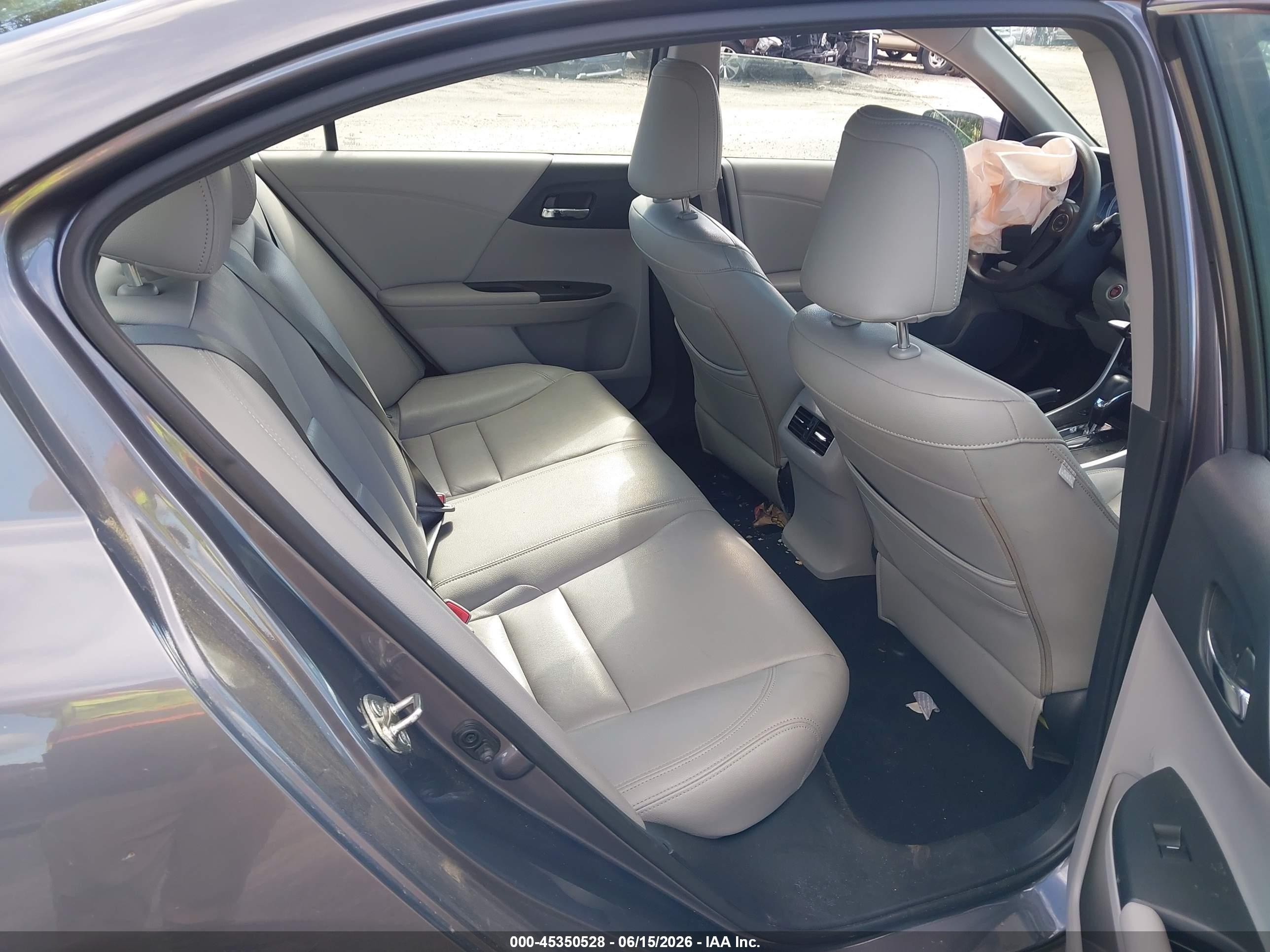 2015 Honda Accord Ex Gray vin: 1HGCR2F72FA252436