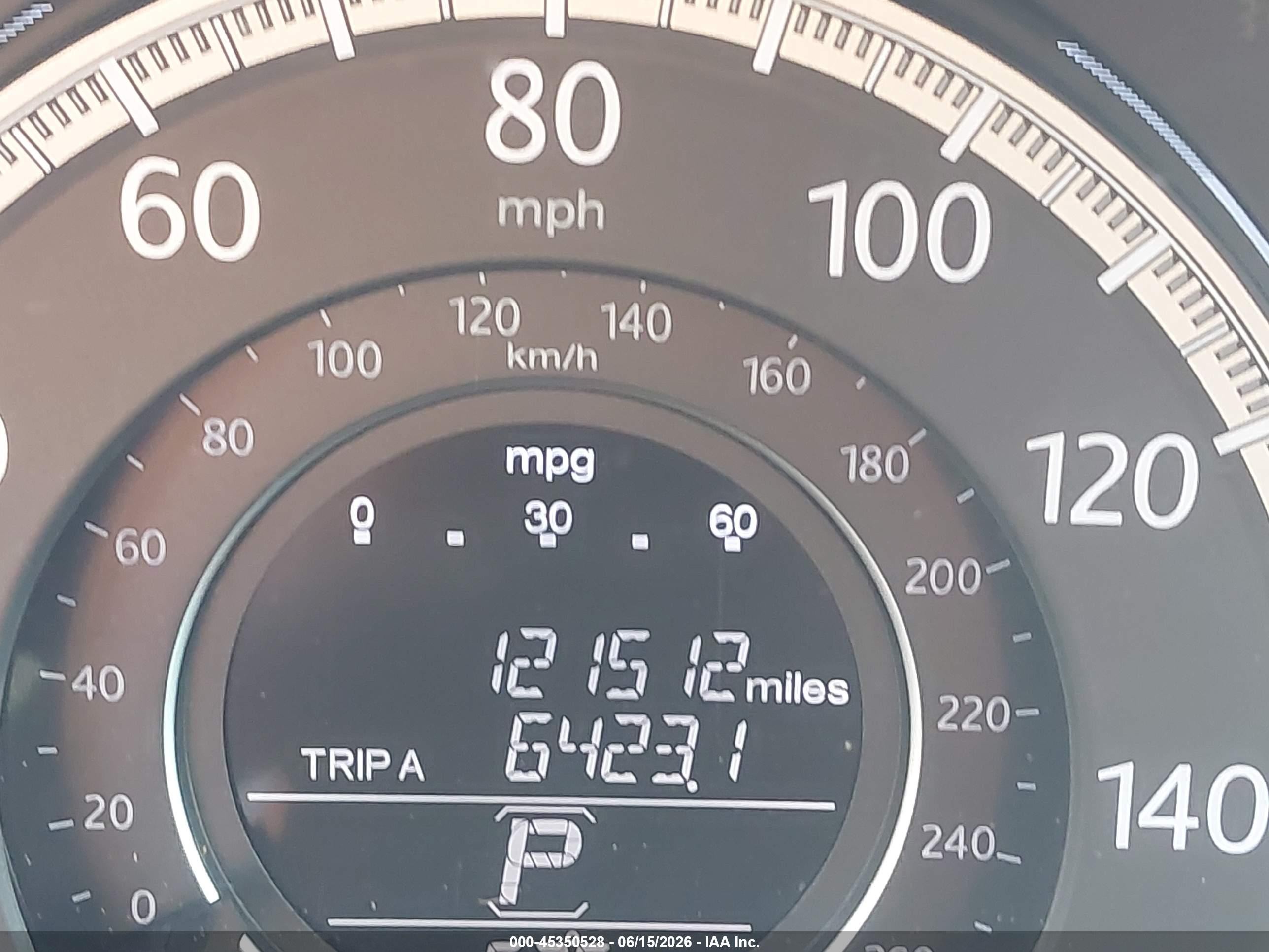 2015 Honda Accord Ex Gray vin: 1HGCR2F72FA252436