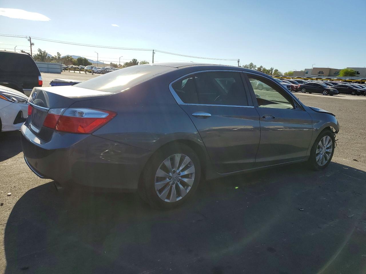 2015 Honda Accord Ex Gray vin: 1HGCR2F72FA266823