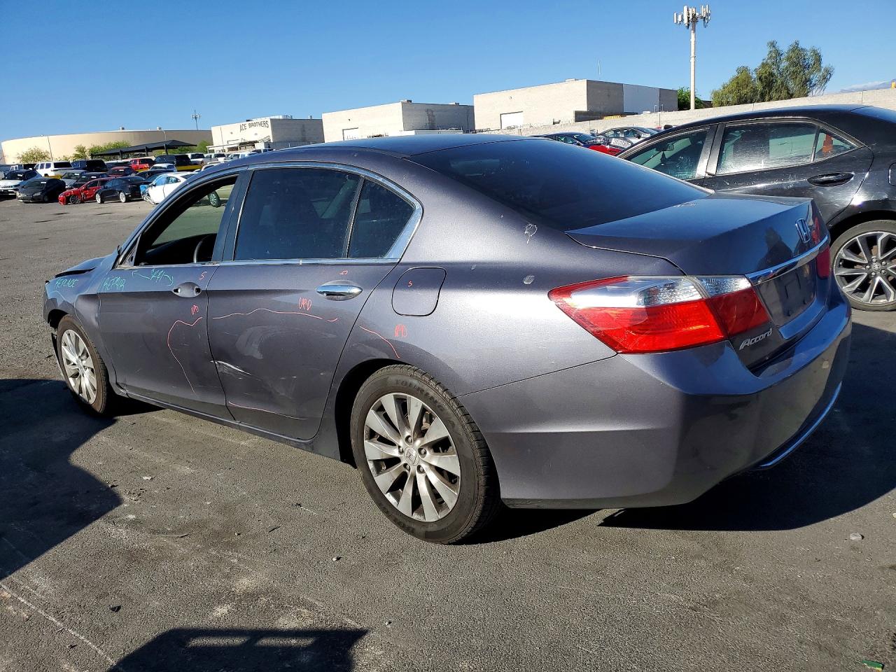 2015 Honda Accord Ex Gray vin: 1HGCR2F72FA266823