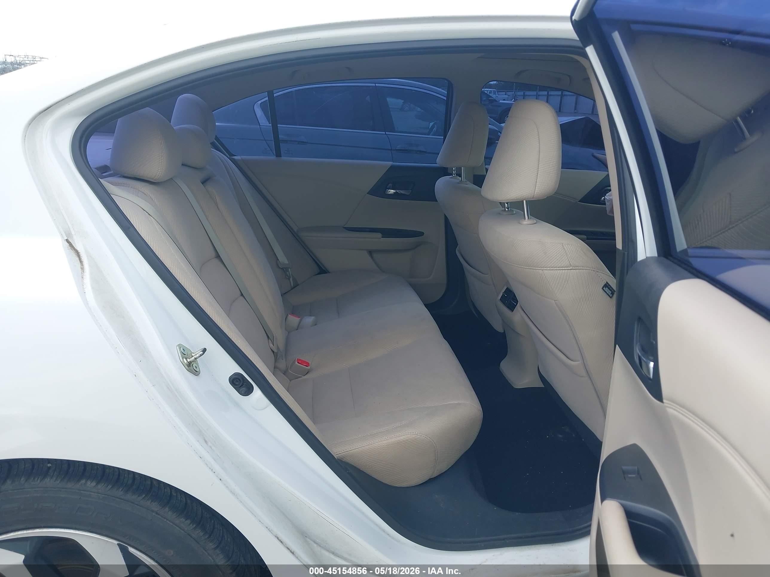2017 Honda Accord Ex Белый vin: 1HGCR2F72HA115211