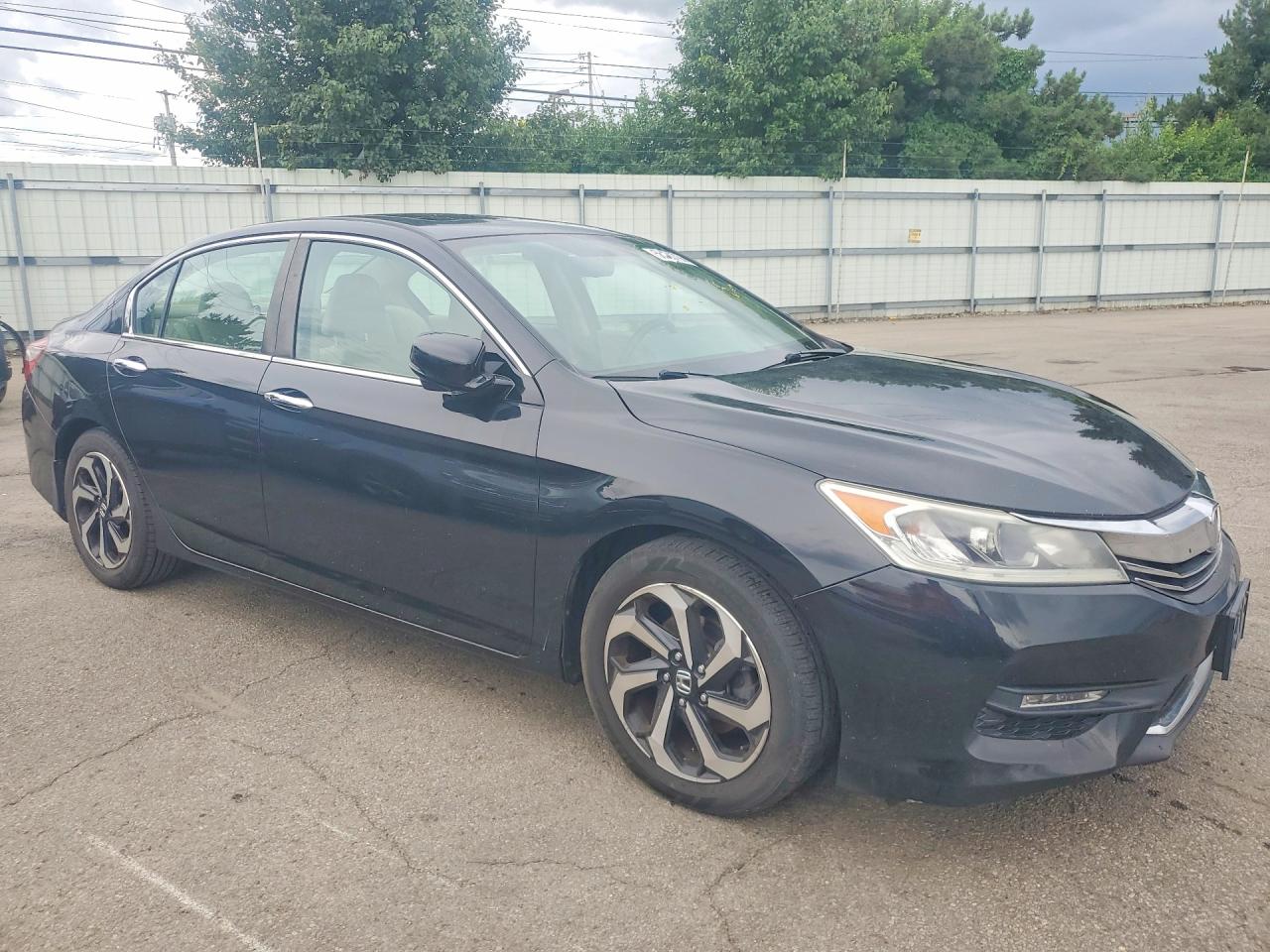 2017 Honda Accord Ex Black vin: 1HGCR2F72HA261026