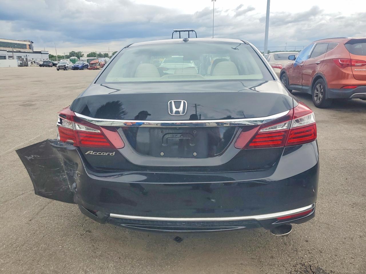 2017 Honda Accord Ex Black vin: 1HGCR2F72HA261026