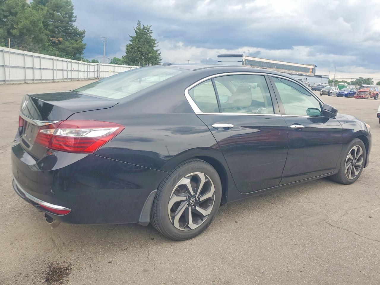 2017 Honda Accord Ex Black vin: 1HGCR2F72HA261026