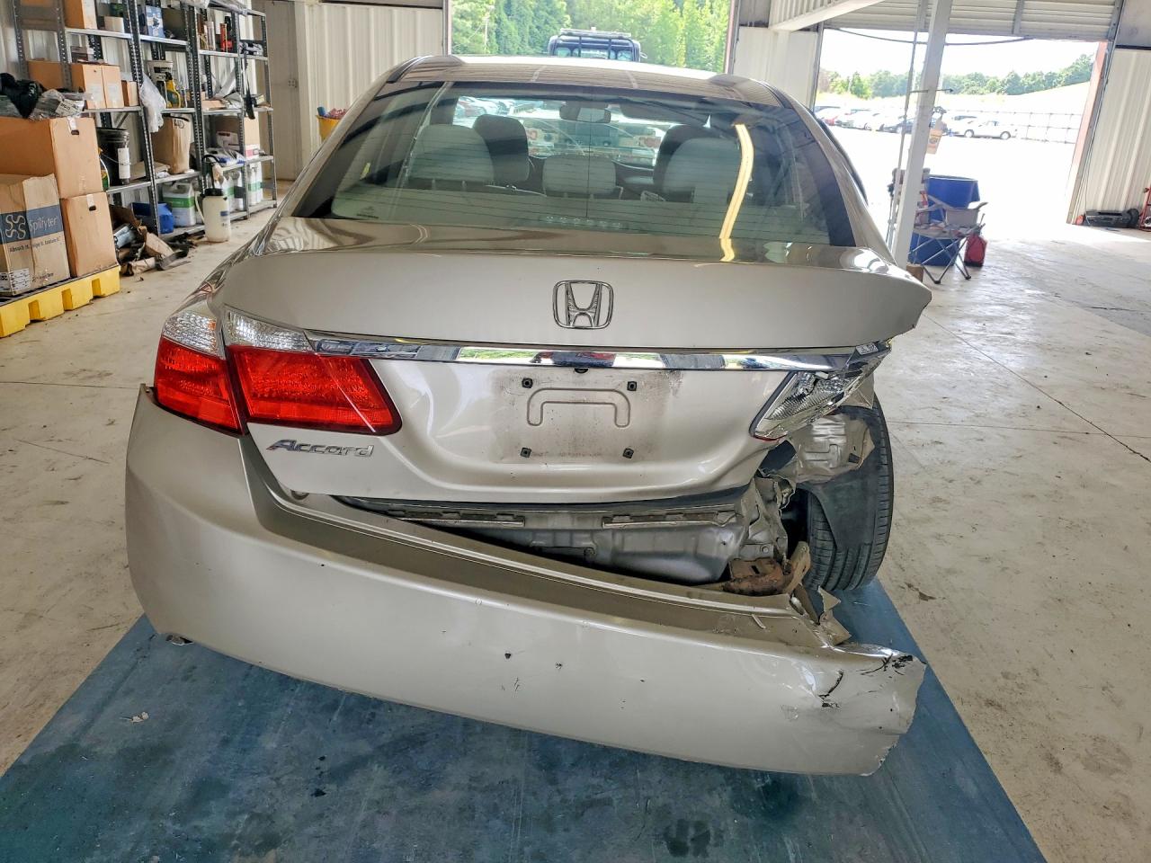 2013 Honda Accord Ex Beige vin: 1HGCR2F73DA008078