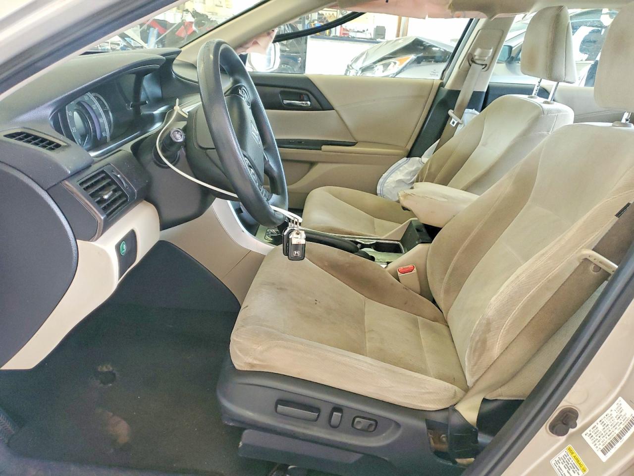 2013 Honda Accord Ex Beige vin: 1HGCR2F73DA008078