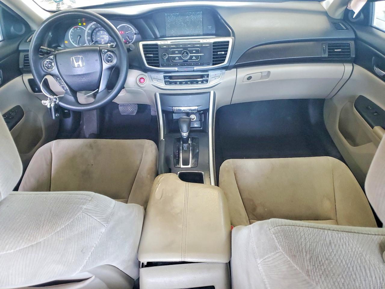 2013 Honda Accord Ex Beige vin: 1HGCR2F73DA008078