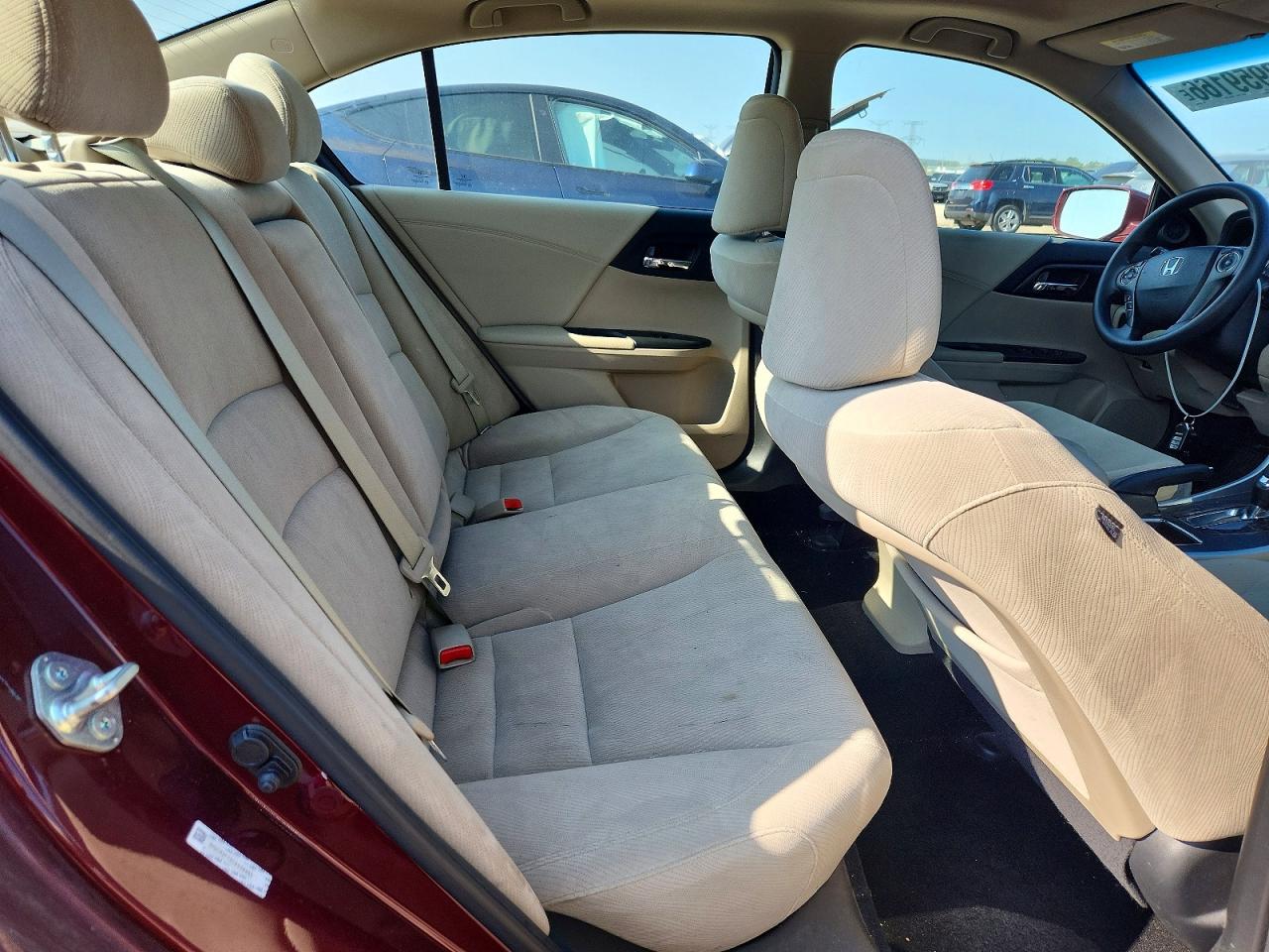 2013 Honda Accord Ex Maroon vin: 1HGCR2F73DA008985