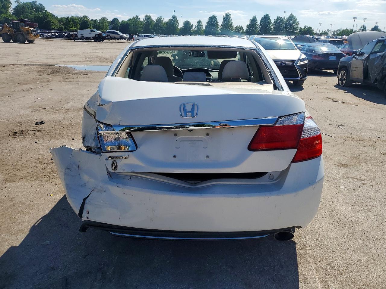 2013 Honda Accord Ex Белый vin: 1HGCR2F73DA027679