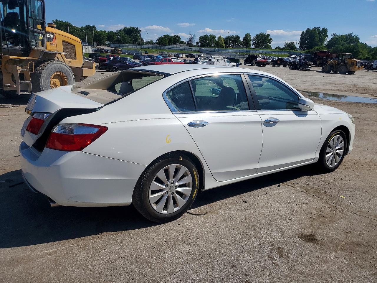 2013 Honda Accord Ex Белый vin: 1HGCR2F73DA027679
