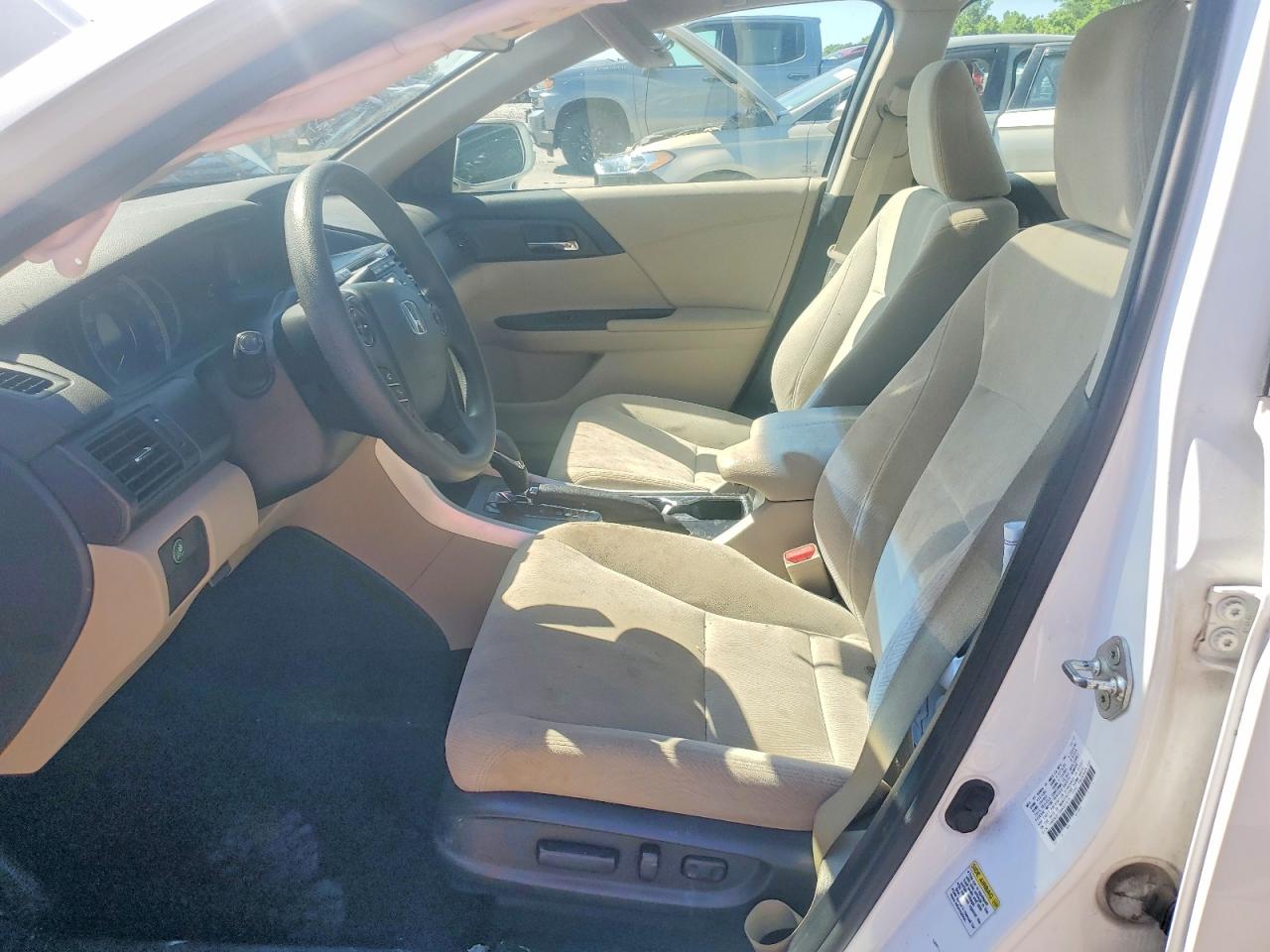 2013 Honda Accord Ex Белый vin: 1HGCR2F73DA027679