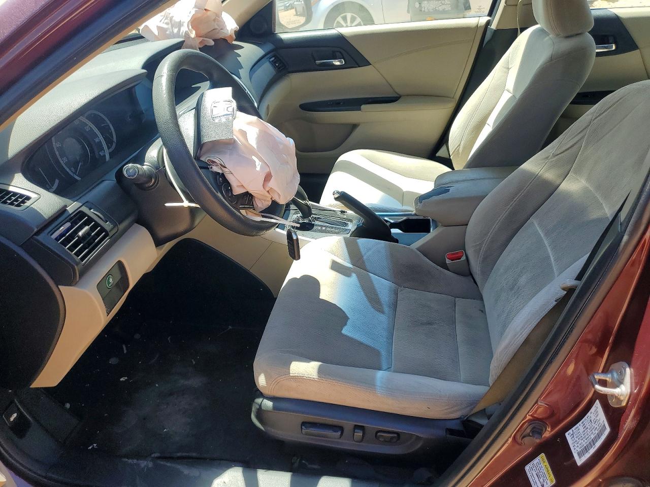 2013 Honda Accord Ex Red vin: 1HGCR2F73DA039394