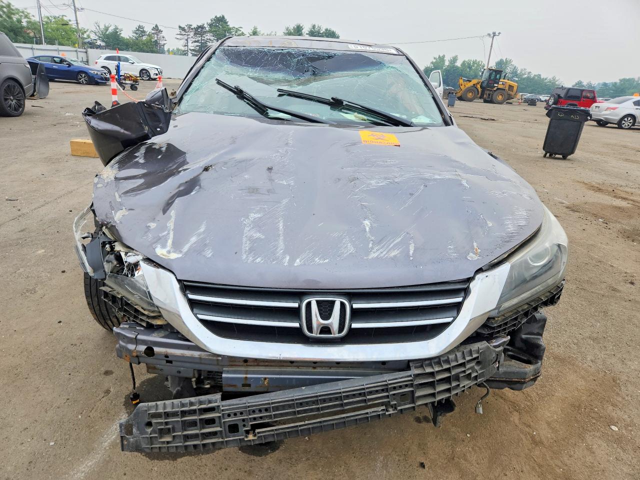 2013 Honda Accord Ex Gray vin: 1HGCR2F73DA087638
