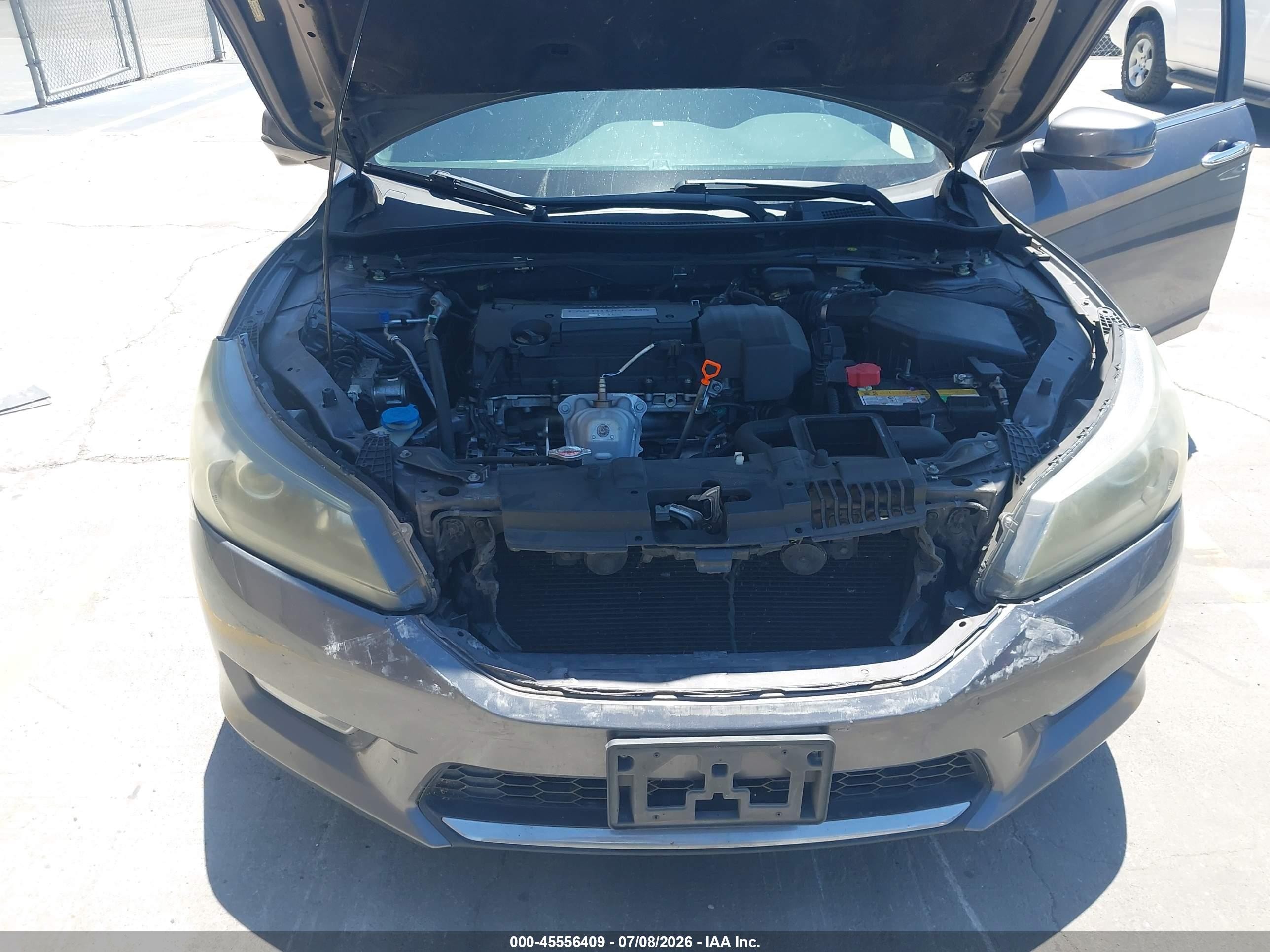 2013 Honda Accord Ex Blue vin: 1HGCR2F73DA089714