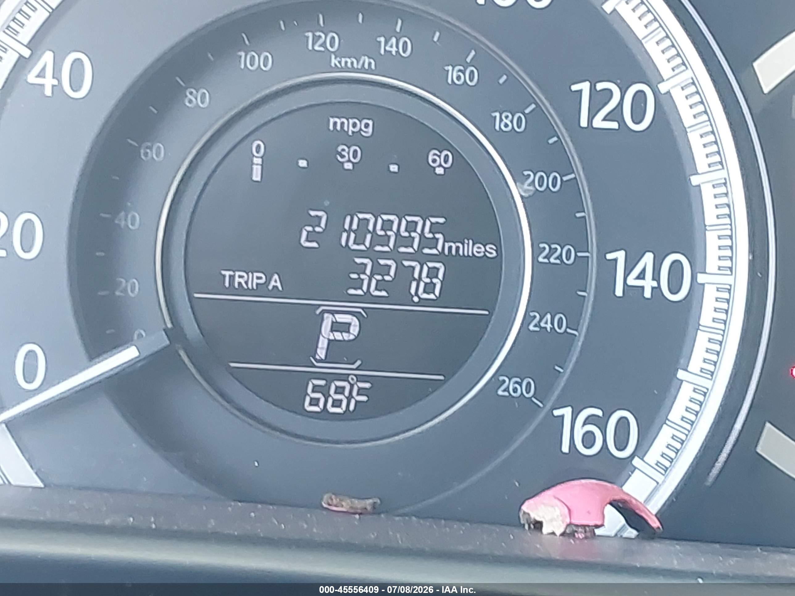 2013 Honda Accord Ex Blue vin: 1HGCR2F73DA089714