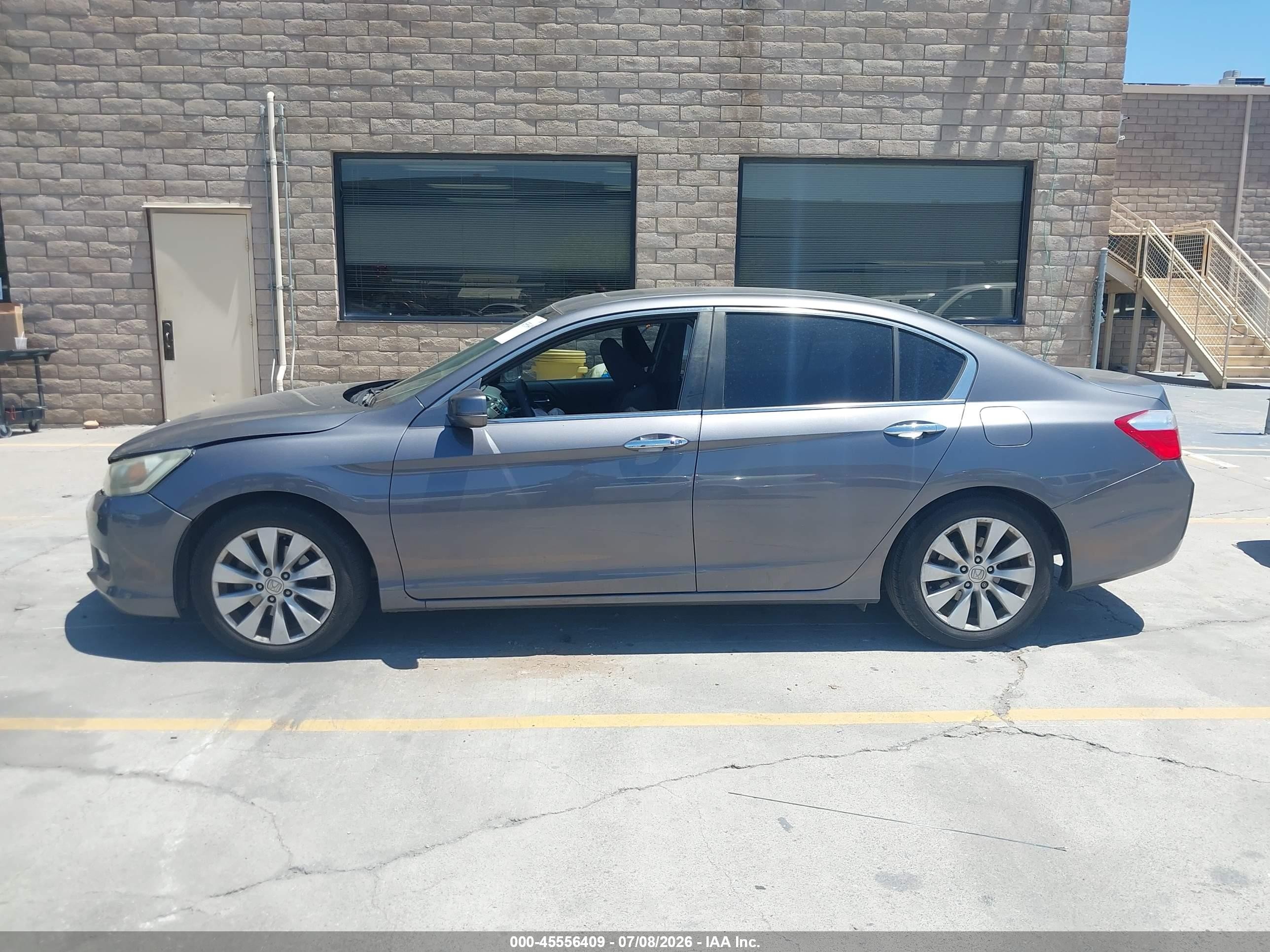 2013 Honda Accord Ex Blue vin: 1HGCR2F73DA089714
