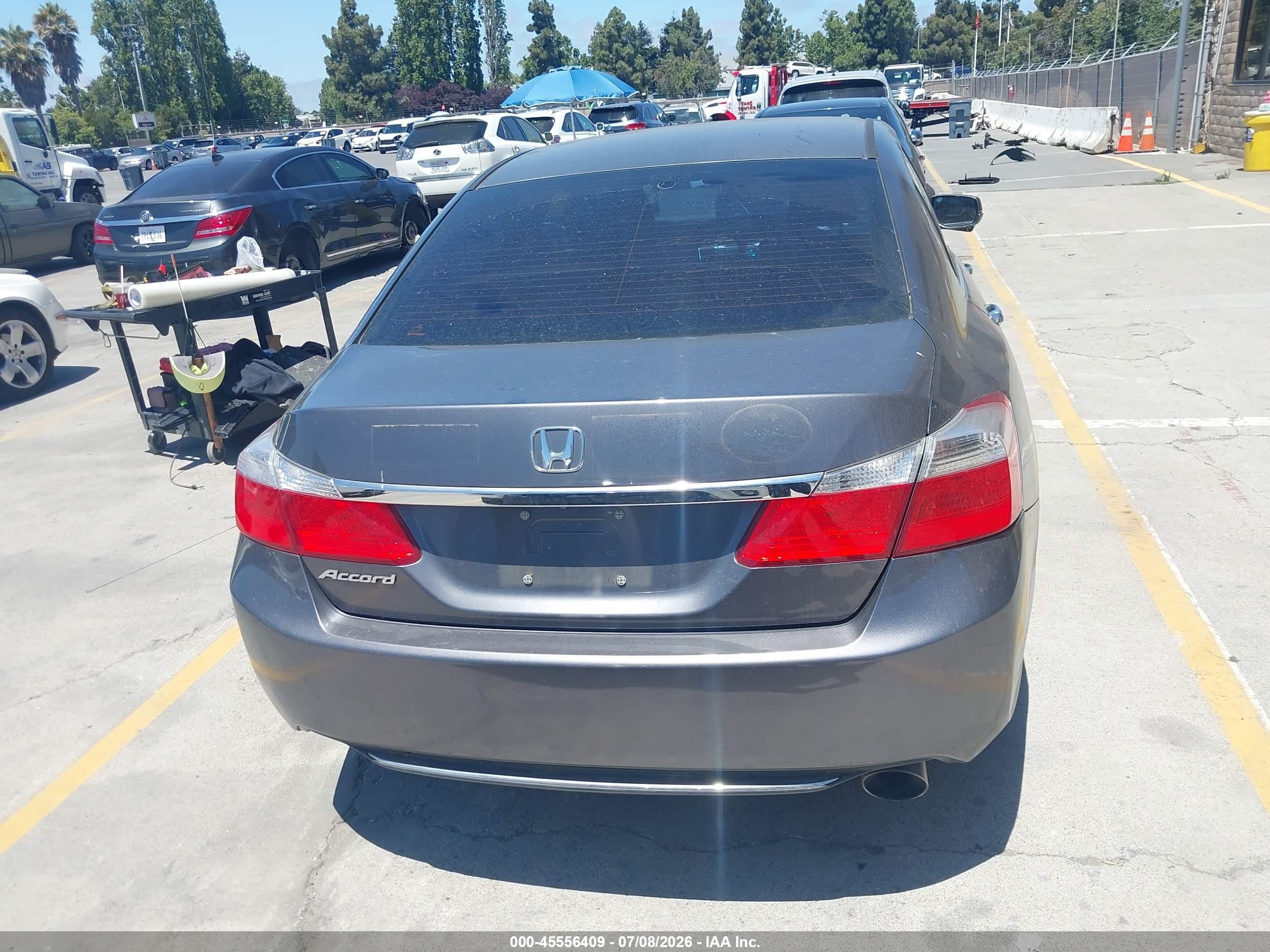 2013 Honda Accord Ex Blue vin: 1HGCR2F73DA089714