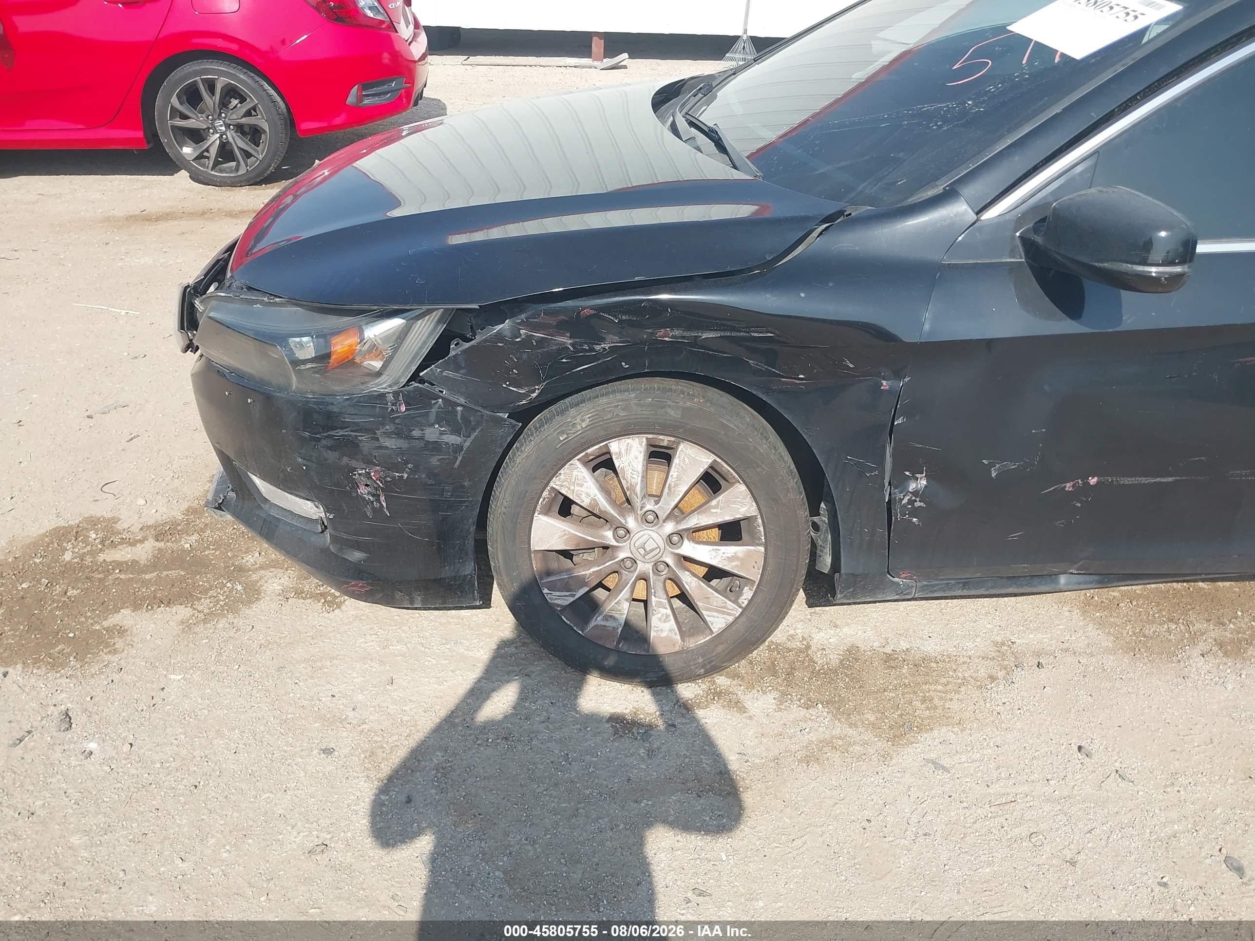 2013 Honda Accord Ex Черный vin: 1HGCR2F73DA108584