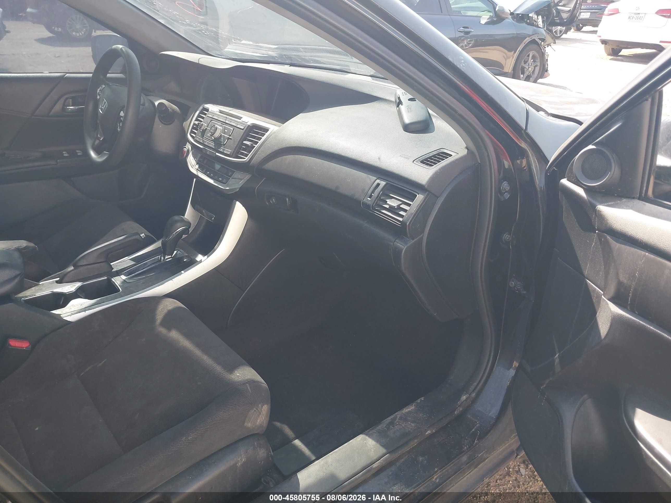 2013 Honda Accord Ex Черный vin: 1HGCR2F73DA108584