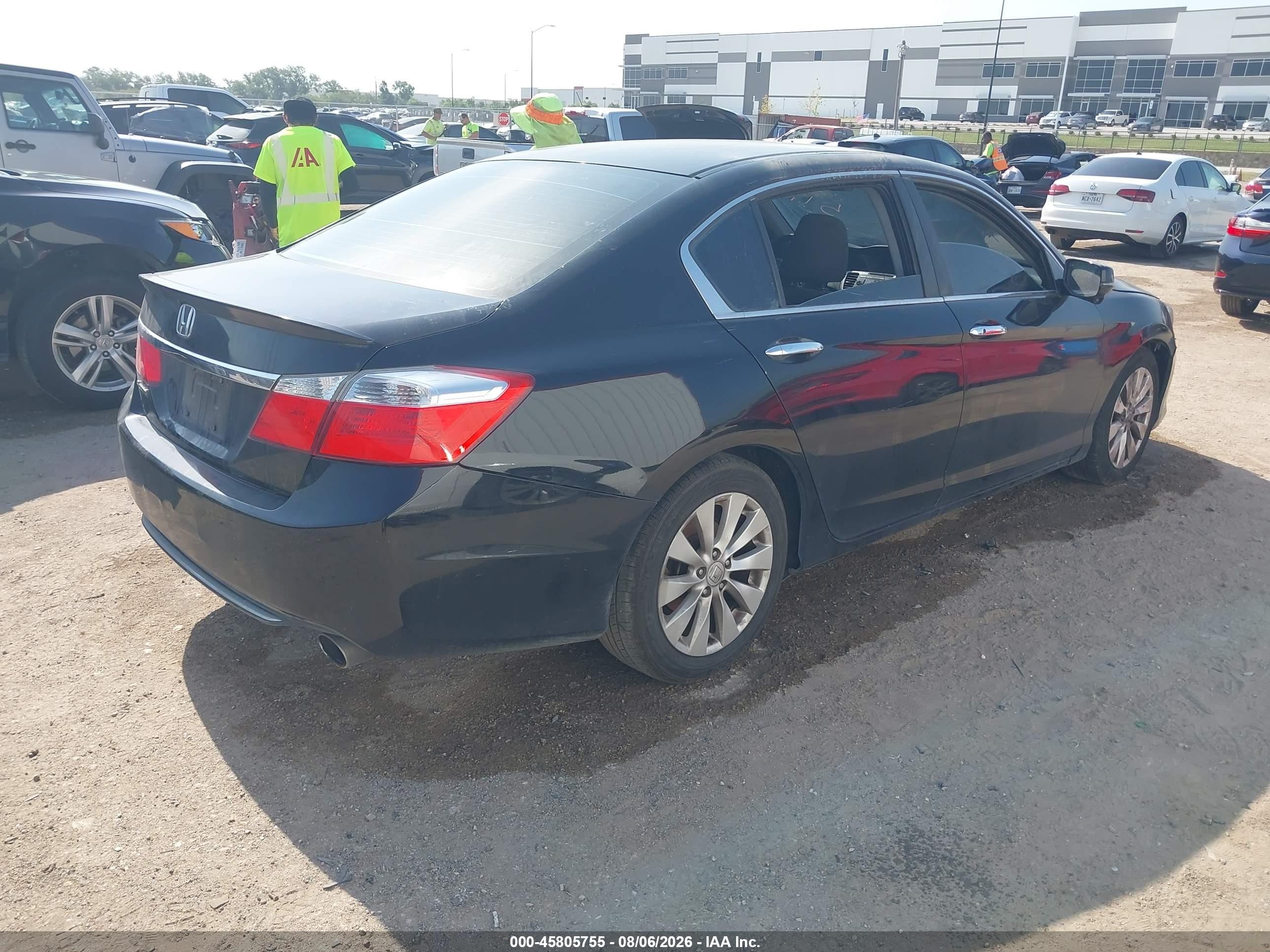2013 Honda Accord Ex Черный vin: 1HGCR2F73DA108584