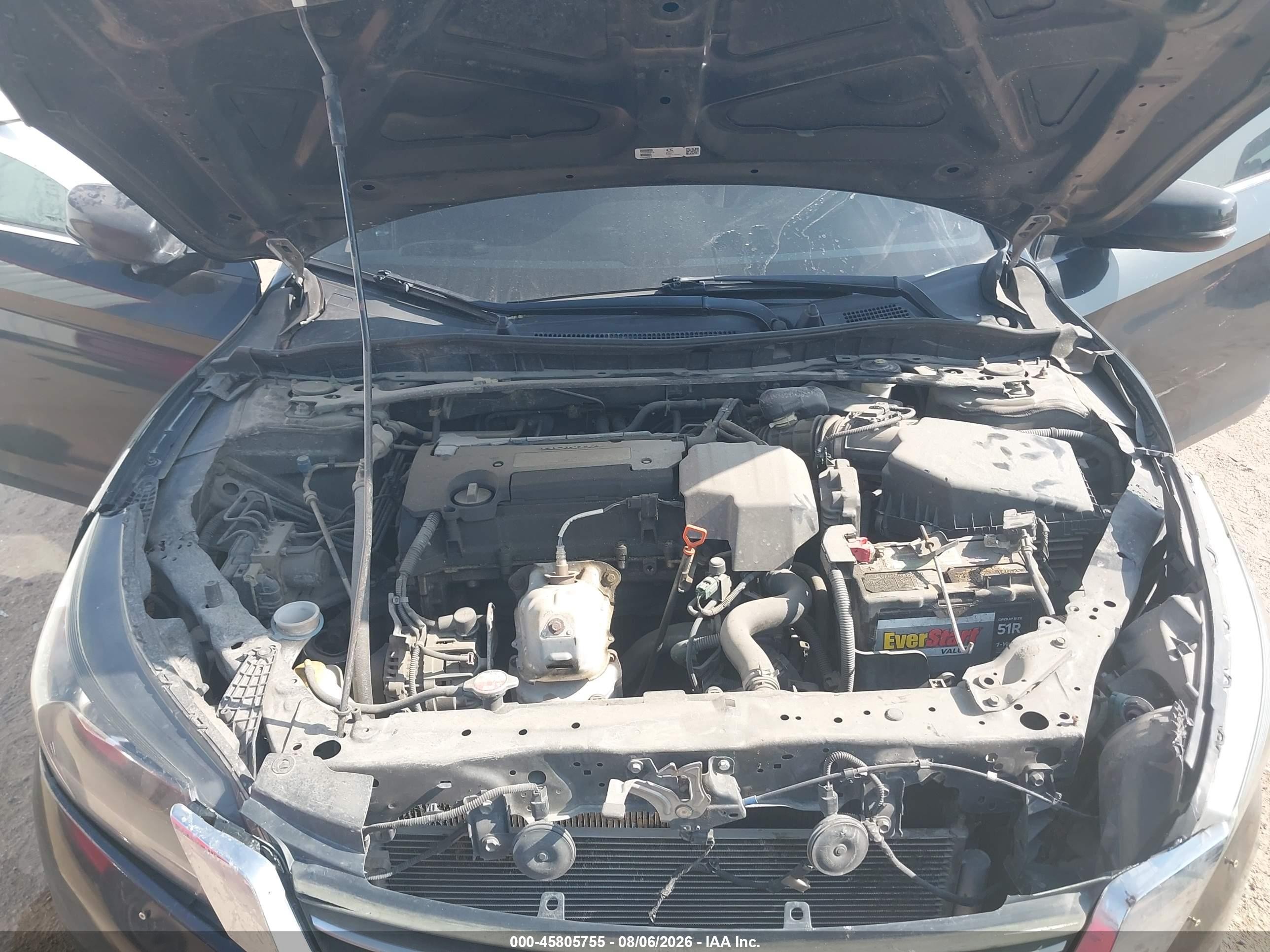 2013 Honda Accord Ex Черный vin: 1HGCR2F73DA108584