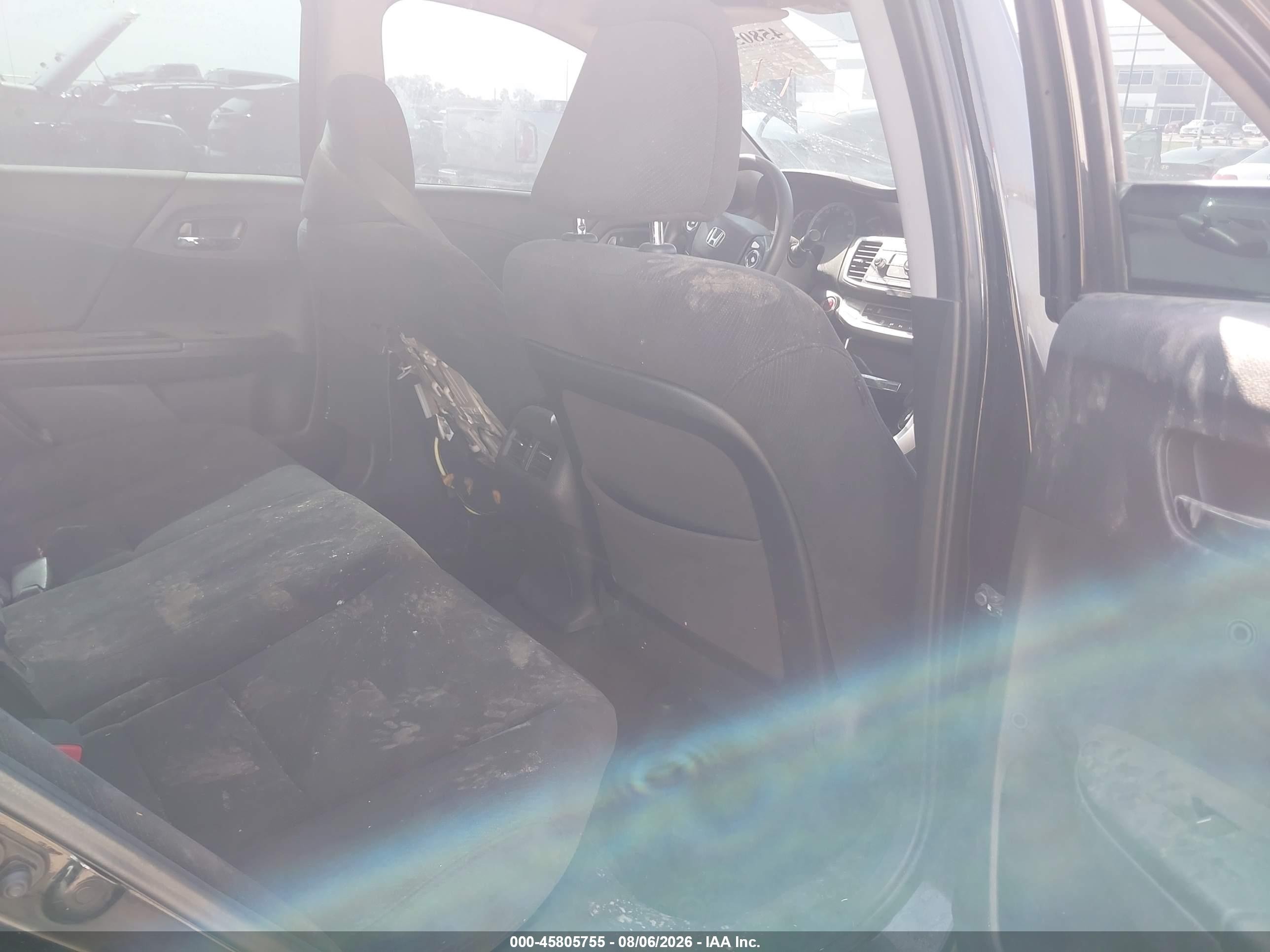 2013 Honda Accord Ex Черный vin: 1HGCR2F73DA108584